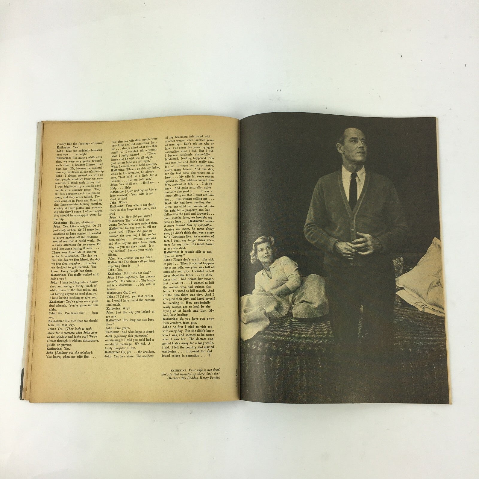 December1961 Theatre Arts Magazine FredricMarch by RichardGehman Robert Anderson