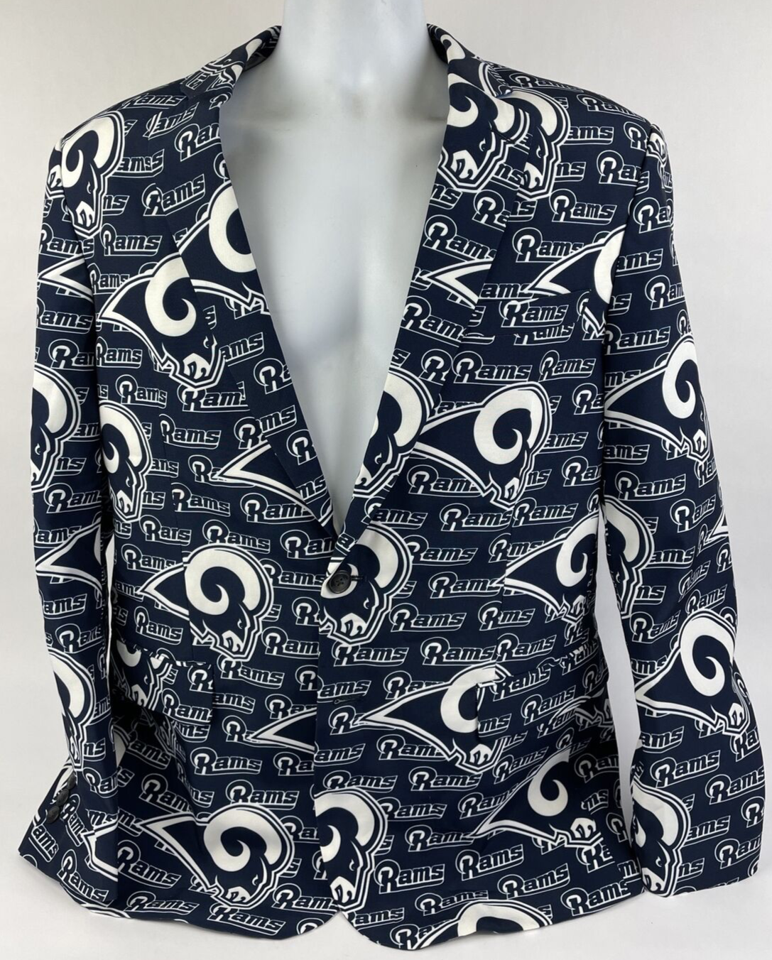 Little Earth Productions Los Angeles St. Louis RAMS NFL Blazer Jacket Size 44
