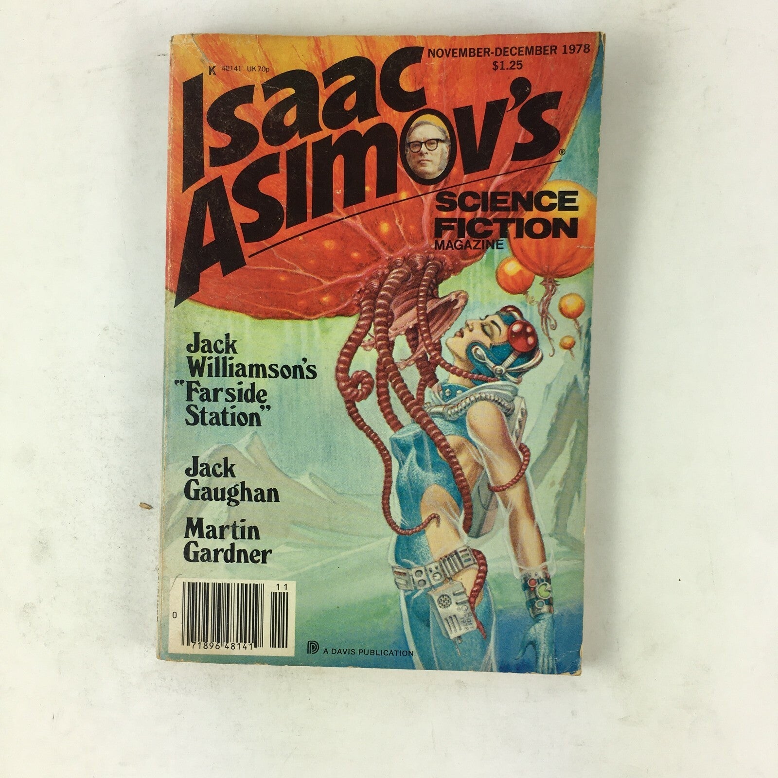 December 1978 Isaac Asimov's Science Fiction Magazine Jack Williamson's Martin