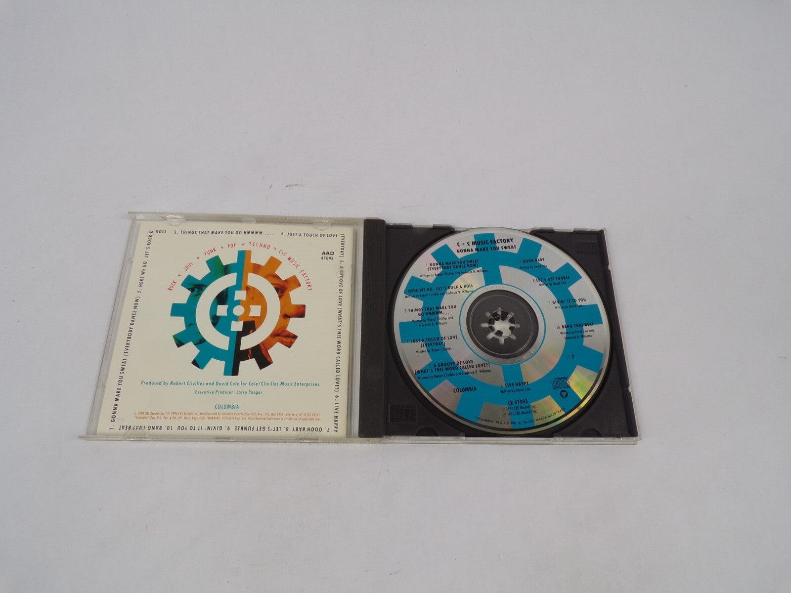 CC Music Factory Gonna Make You Sweat Here We Go, Let's Rock & Roll Things CD#67