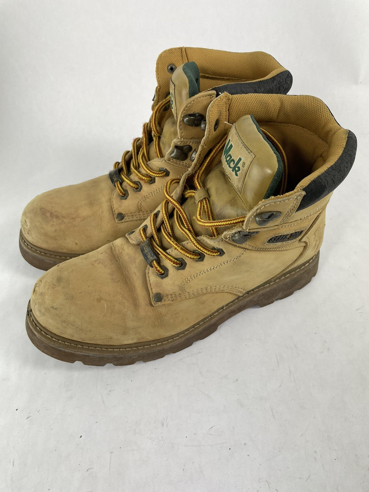 Mack Leather Steel Toe Work Boots sz 11 M Great Condition.