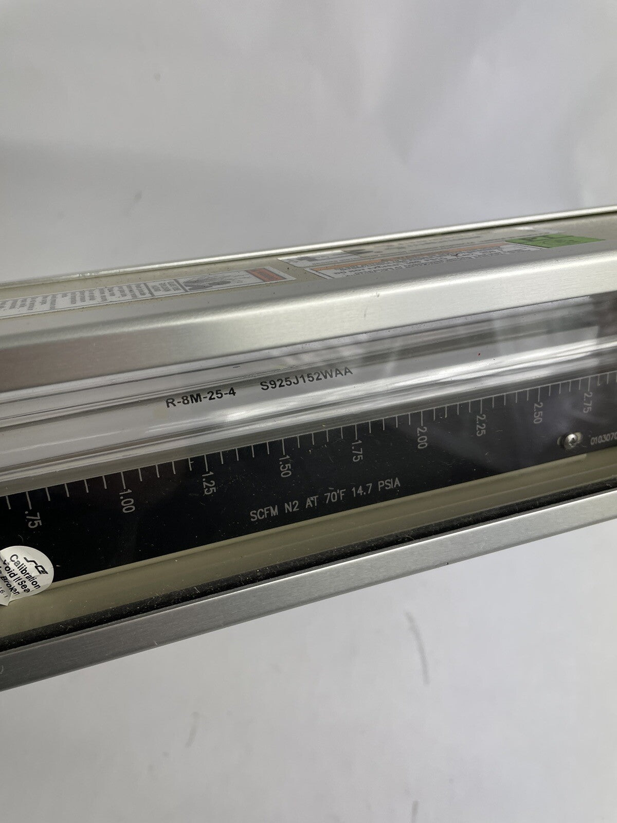 FLOW METER BROOKS INSTRUMENT LIQUID Tube Variable Area Flowmeter AIR