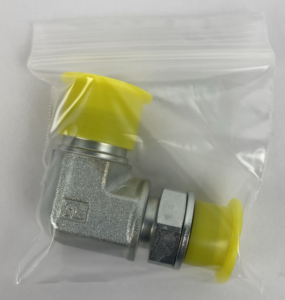 OEM PARKER 16-10C50X-S NEW 90 ELBOW MALE 1" JIC 37 FLARE X 5/8" MALE ADJ ORB SS