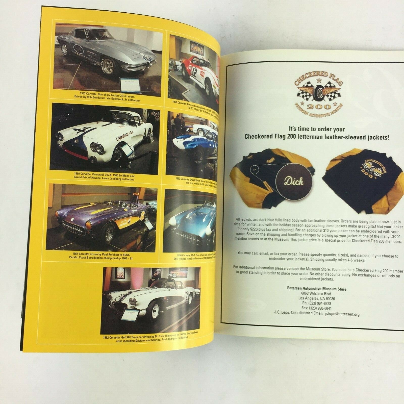 Winter 2009 FinishLine Magazine Petersen Automotive Museum Checkered Flag 200