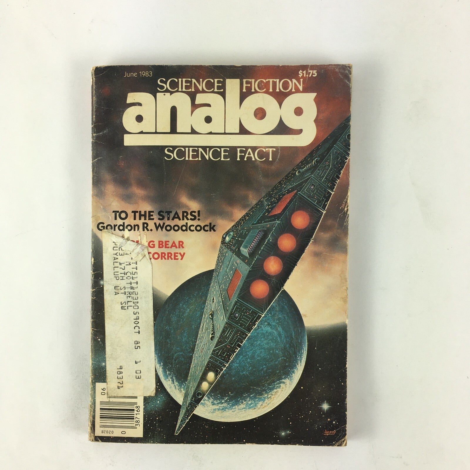 June 1983 Analog ScienceFiction Fact Magazine To the Stars! Gordon R.Woodcock