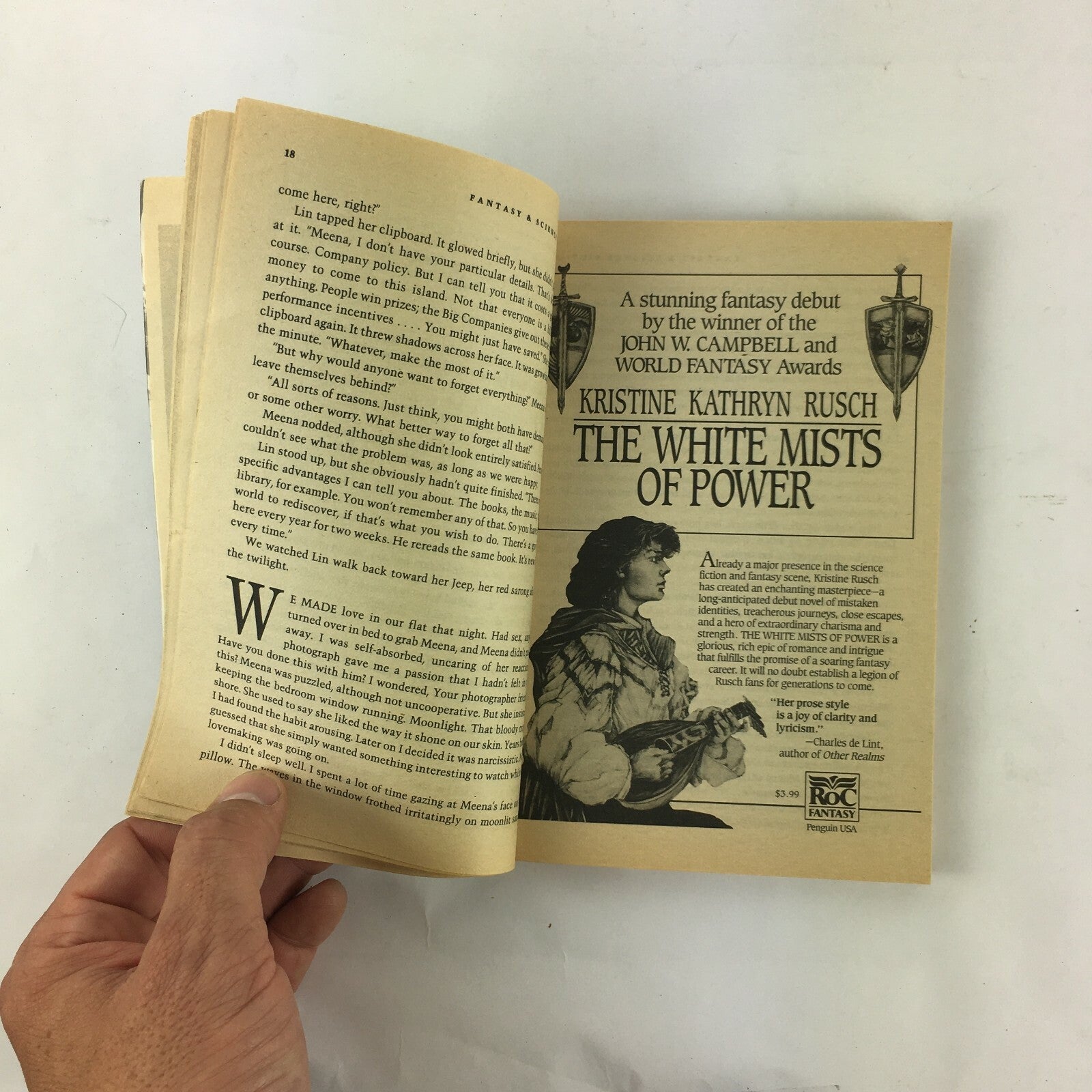 December Fantasy & Science Fiction Magazine The Man Who Loved Kites DeanWhitlock