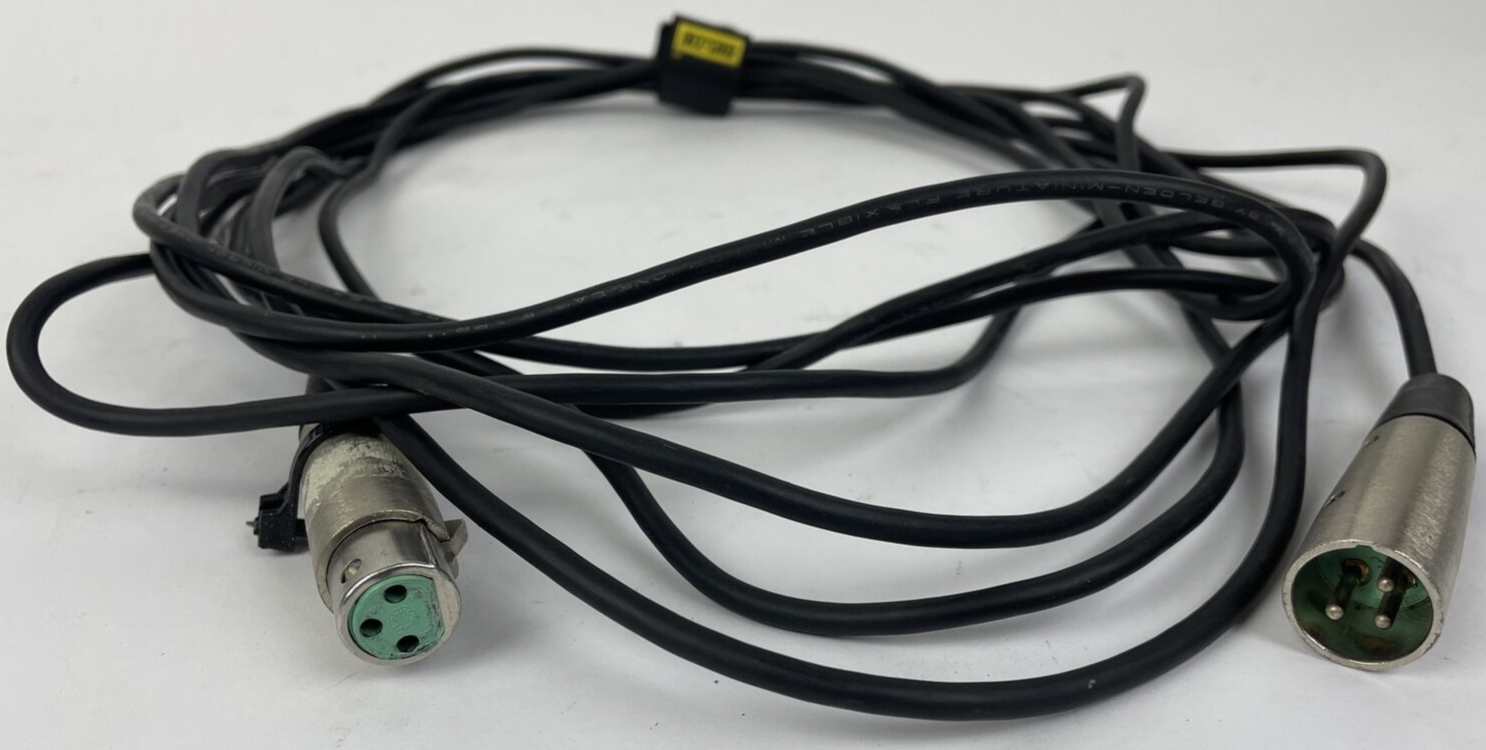 SWITCHCRAFT XLR Microphone Cable Male To Female 3-Pin Mic Audio Lead 24ft BLK