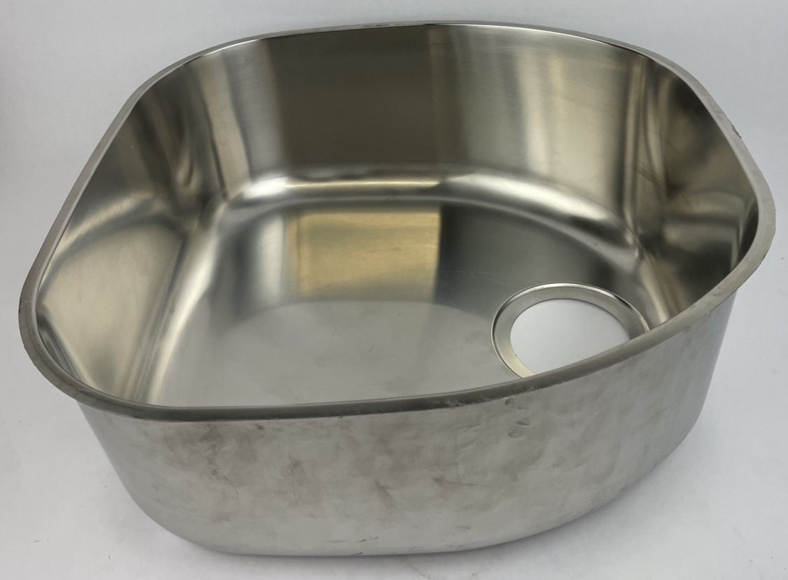 OEM Franke Single Bowl Kitchen Sink * Dual Mount * OD 17.25" STAINLESS STEEL
