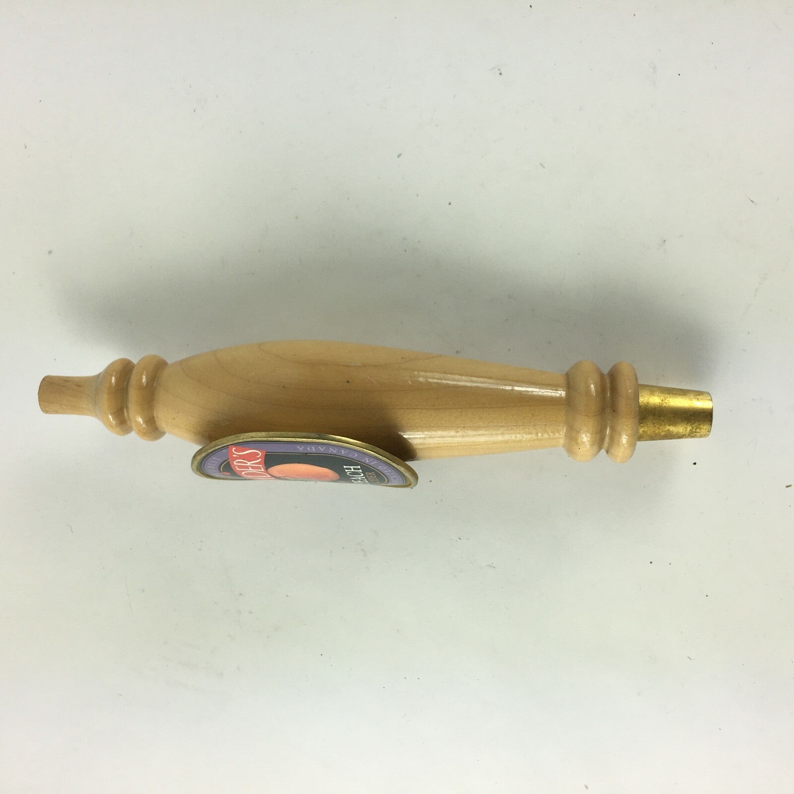 Canada's Best Wyder's Dry Peach Cider Naturally Fermented Tap Handle T2