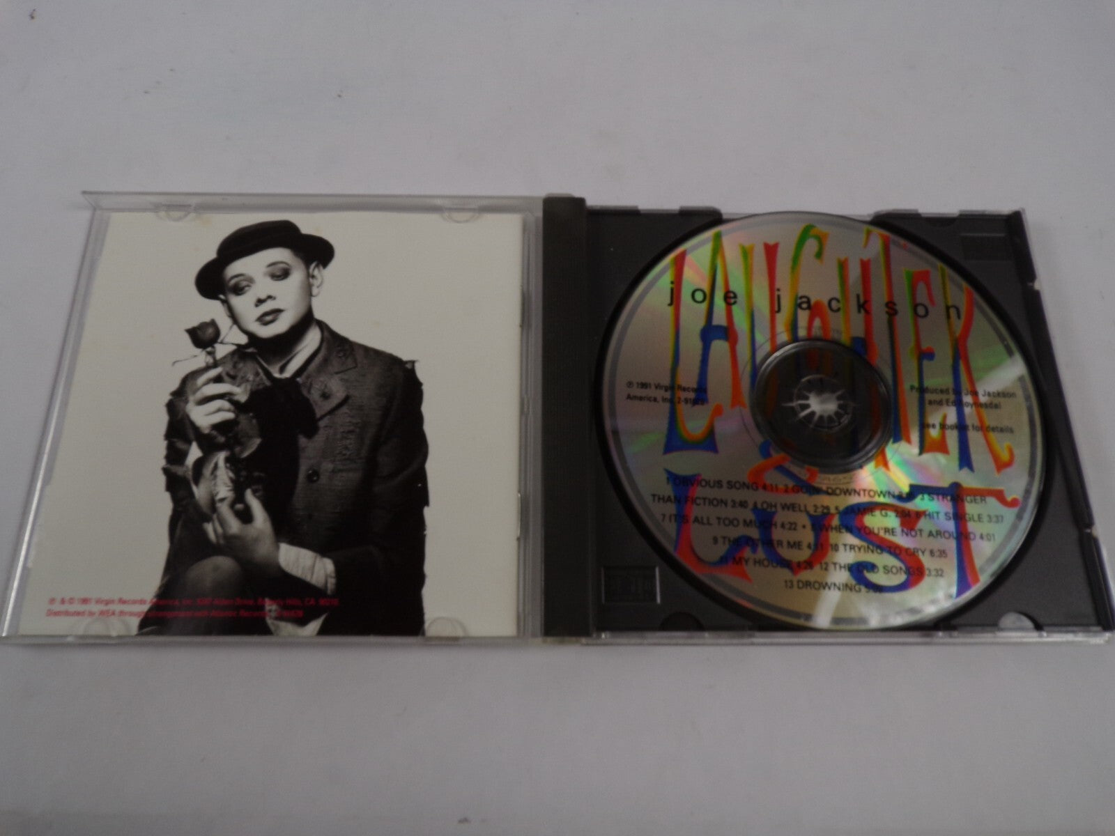 Joe Jackson Laughter & Lust Obvious Song Goin Downtown Jamie Hit Single CD #40