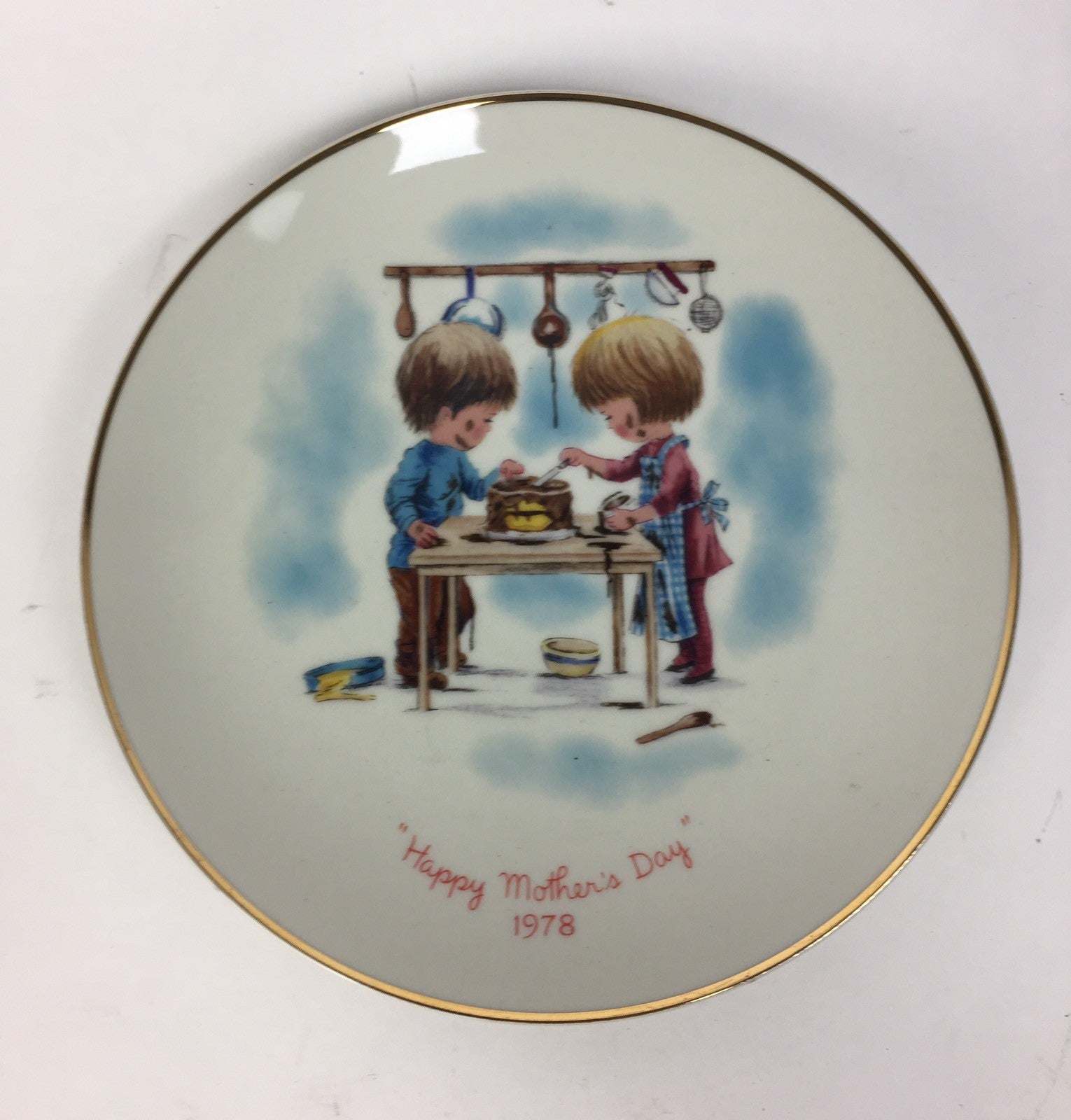 Gorham MOPPETS PLATE 1978 Happy Mothers Day 68358