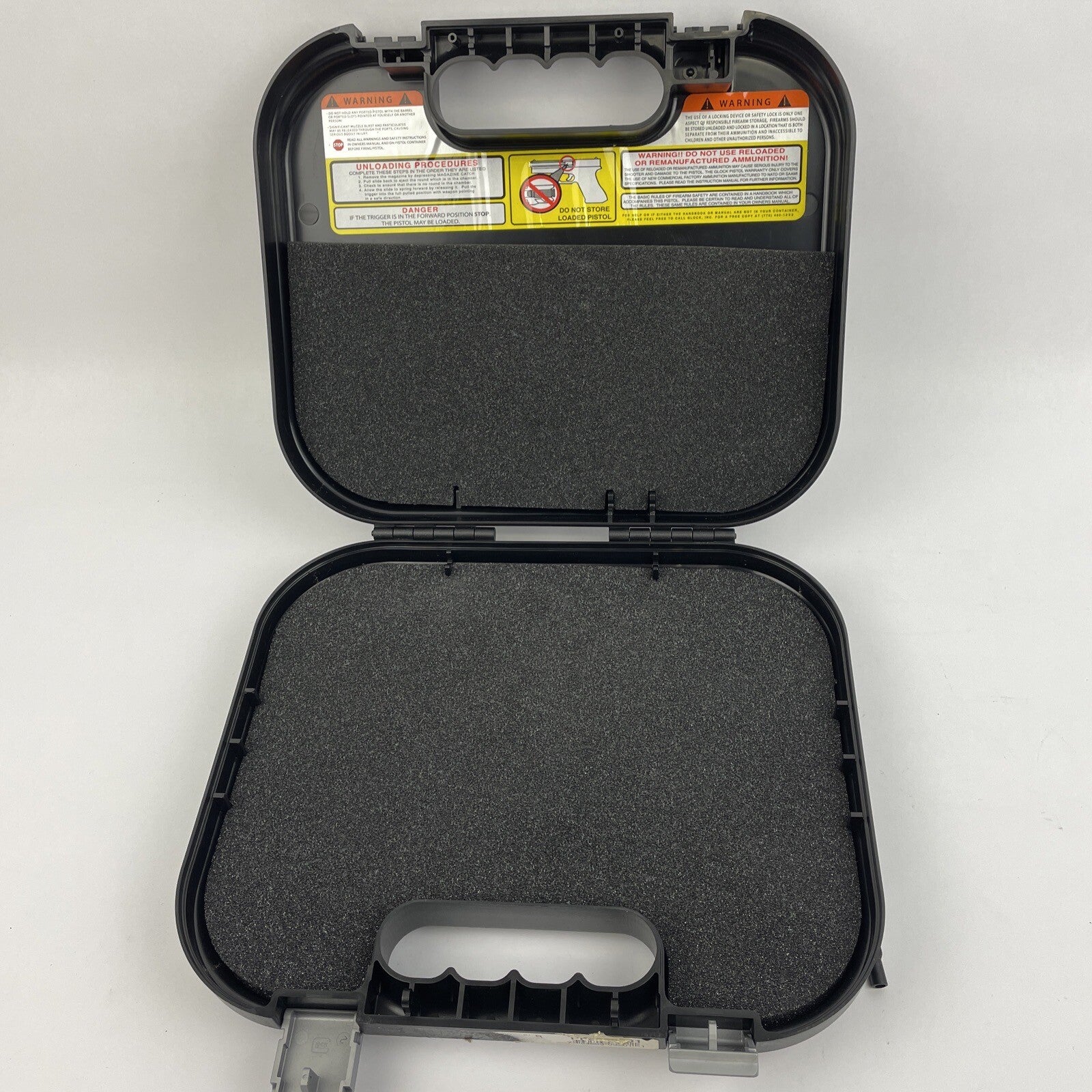 Glock Factory Padded Pistol Case w/ Manual, Cleaning Rod - LOOK