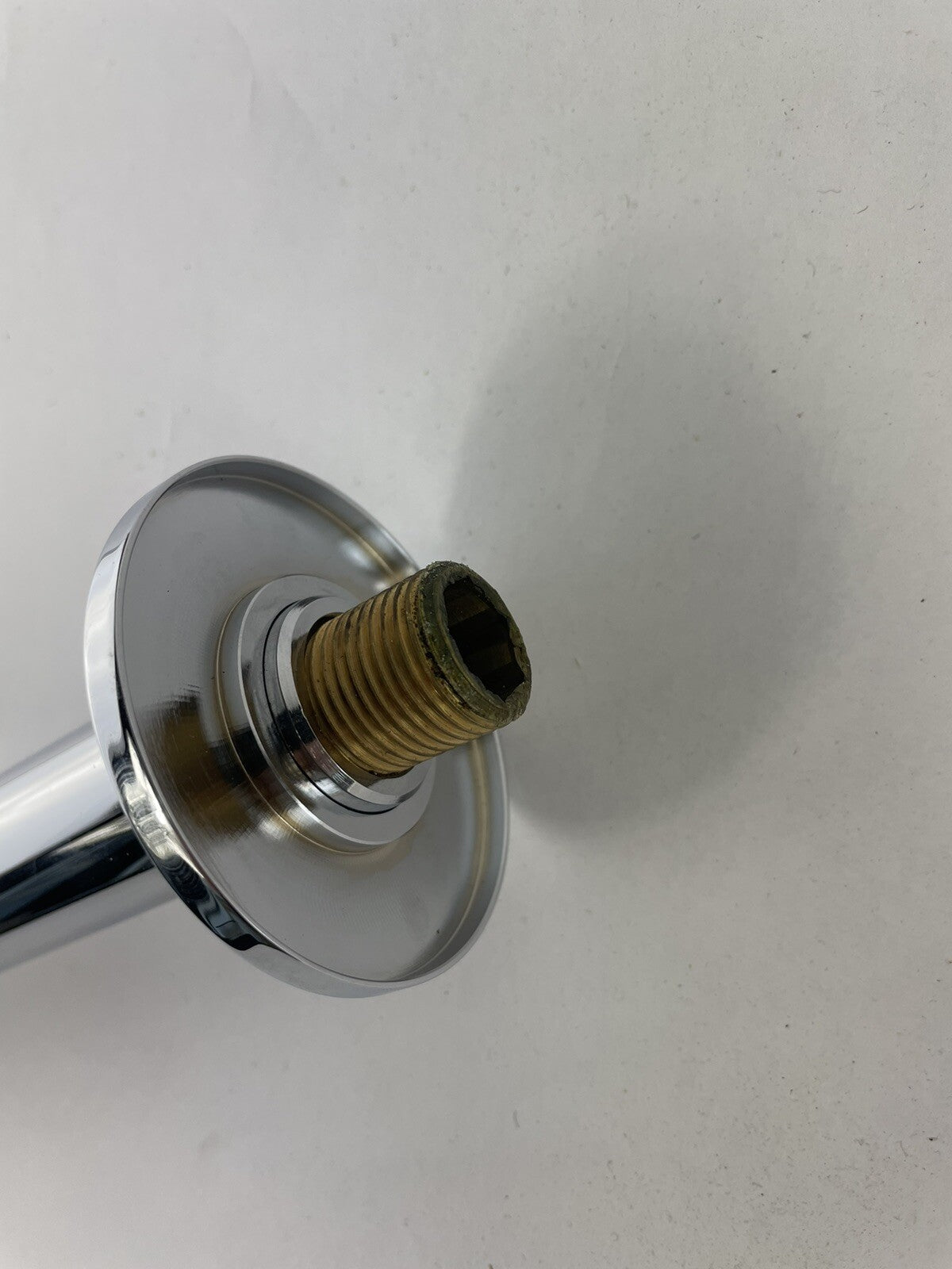Zucchetti Z92176.1900 Built-In Closer Wall Spout for Basin Length 7 7/8" Chrome