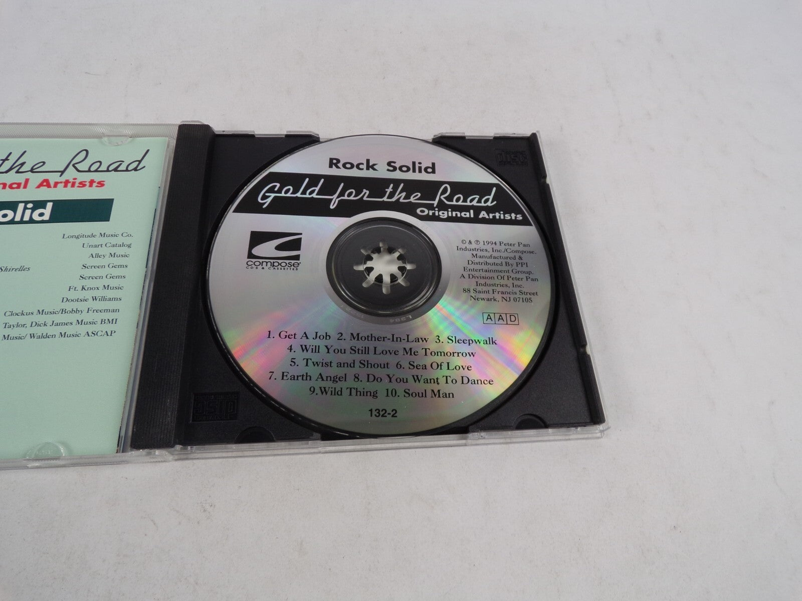 Gold For The Road Original Artists Rock Solid Includes Hits Get A Job Sea CD#58