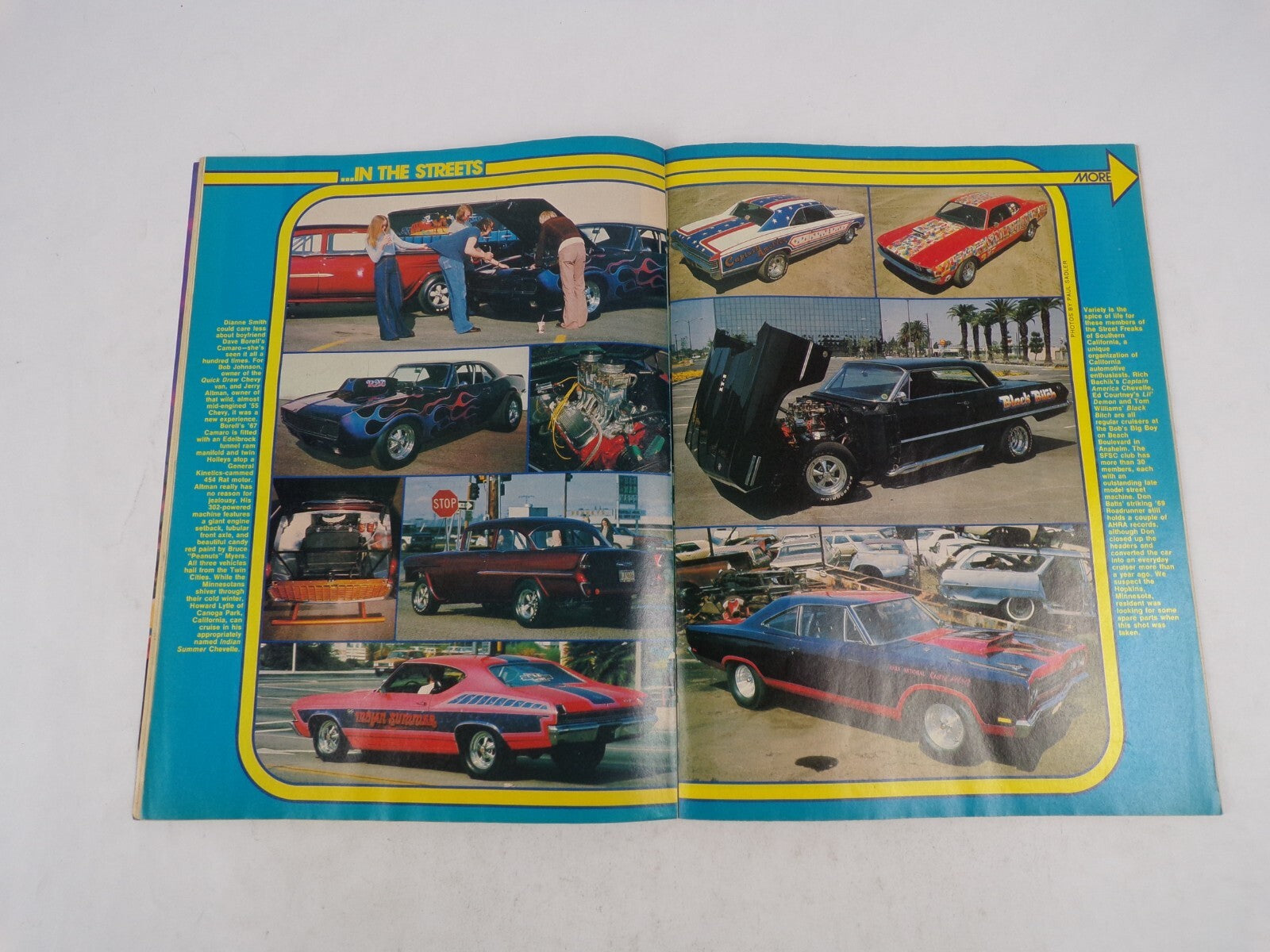 August 1975 Car Craft Street Freaks! Big-Monkey Bracket Racing Street Blowers