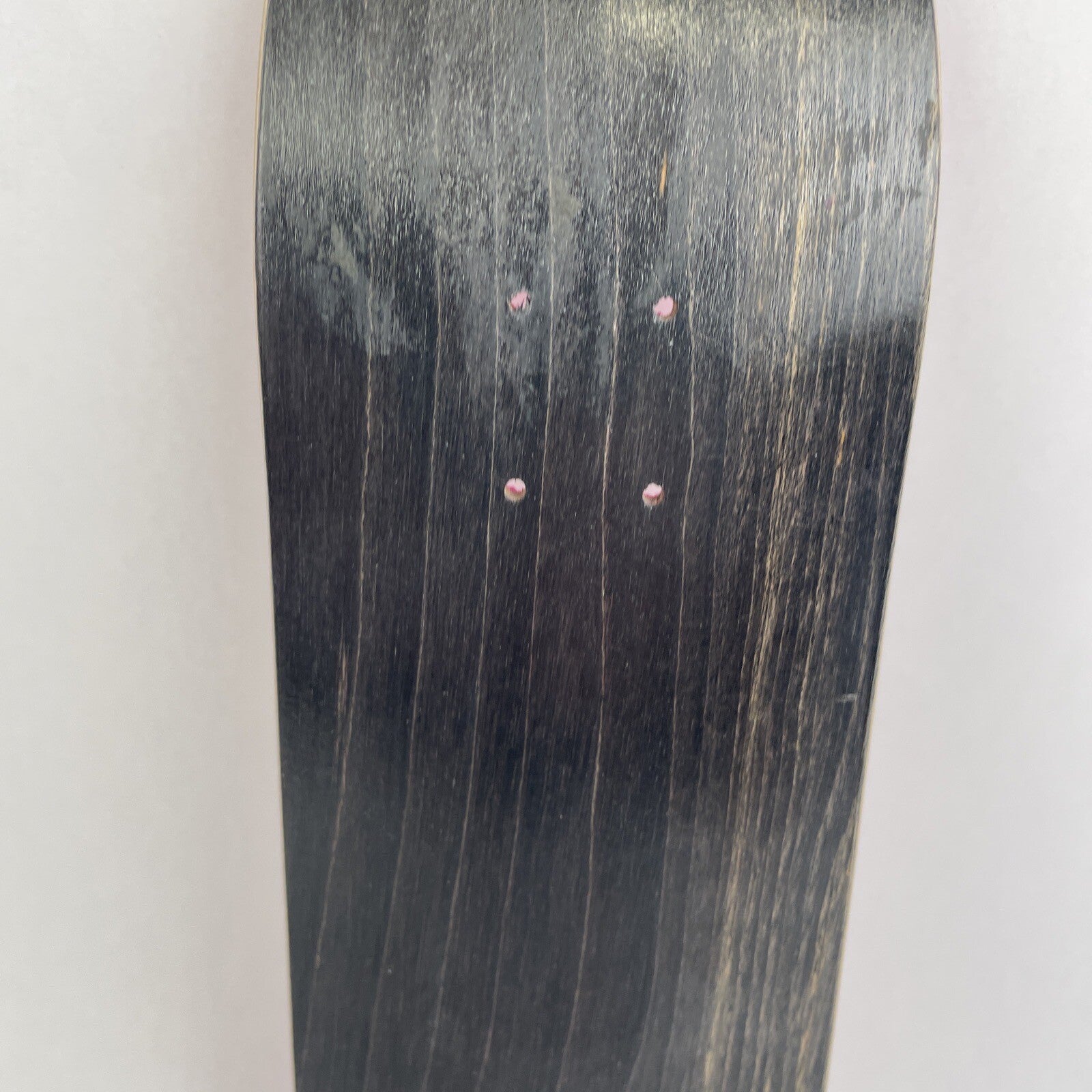 Blank Canadian maple miniature finger skateboard deck measuring 10.5 cm by 2.75 cm with 4.25 cm wheelbase.