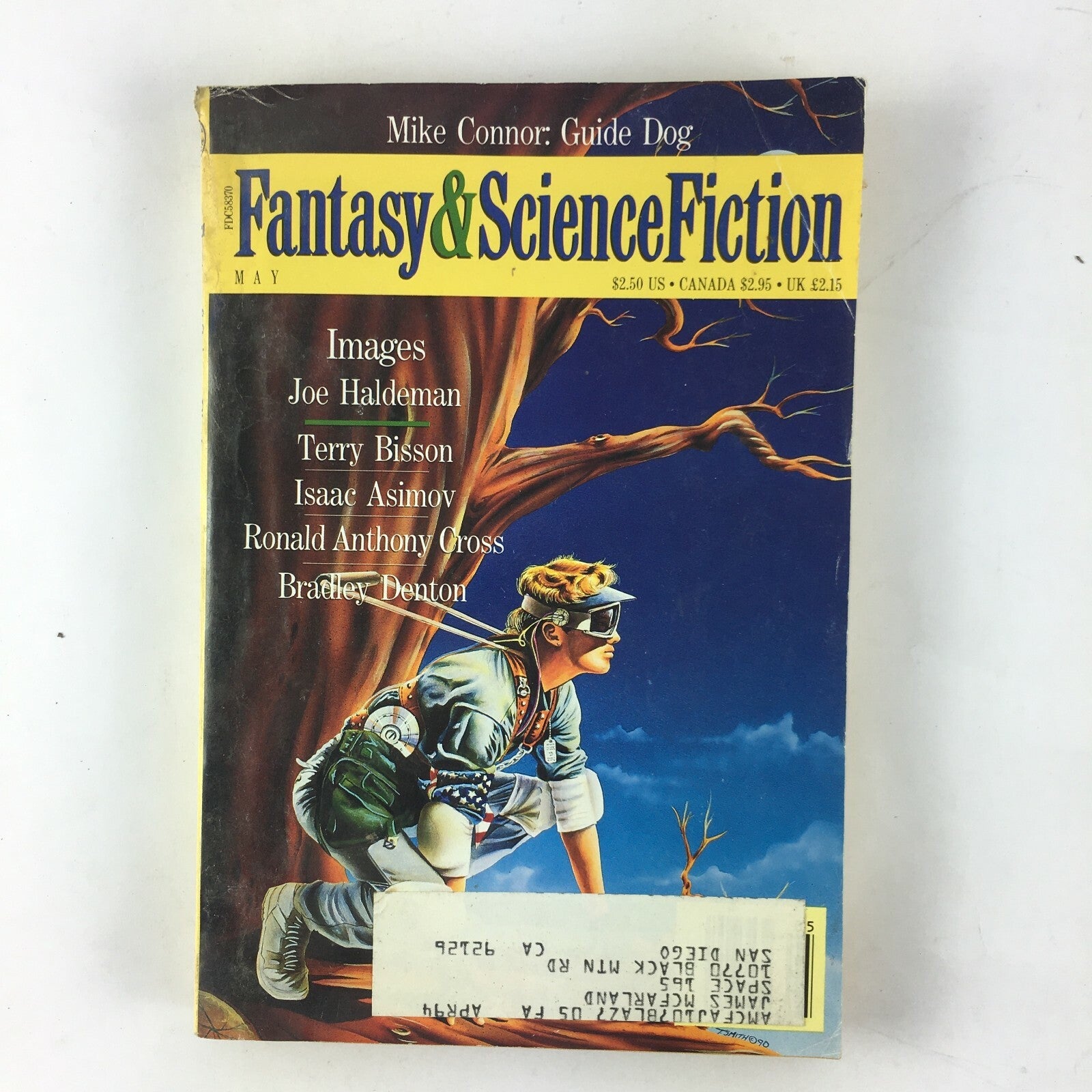 May Fantasy&Science Fiction Magazine Image Joe Haldeman Terry Bisson Bradley