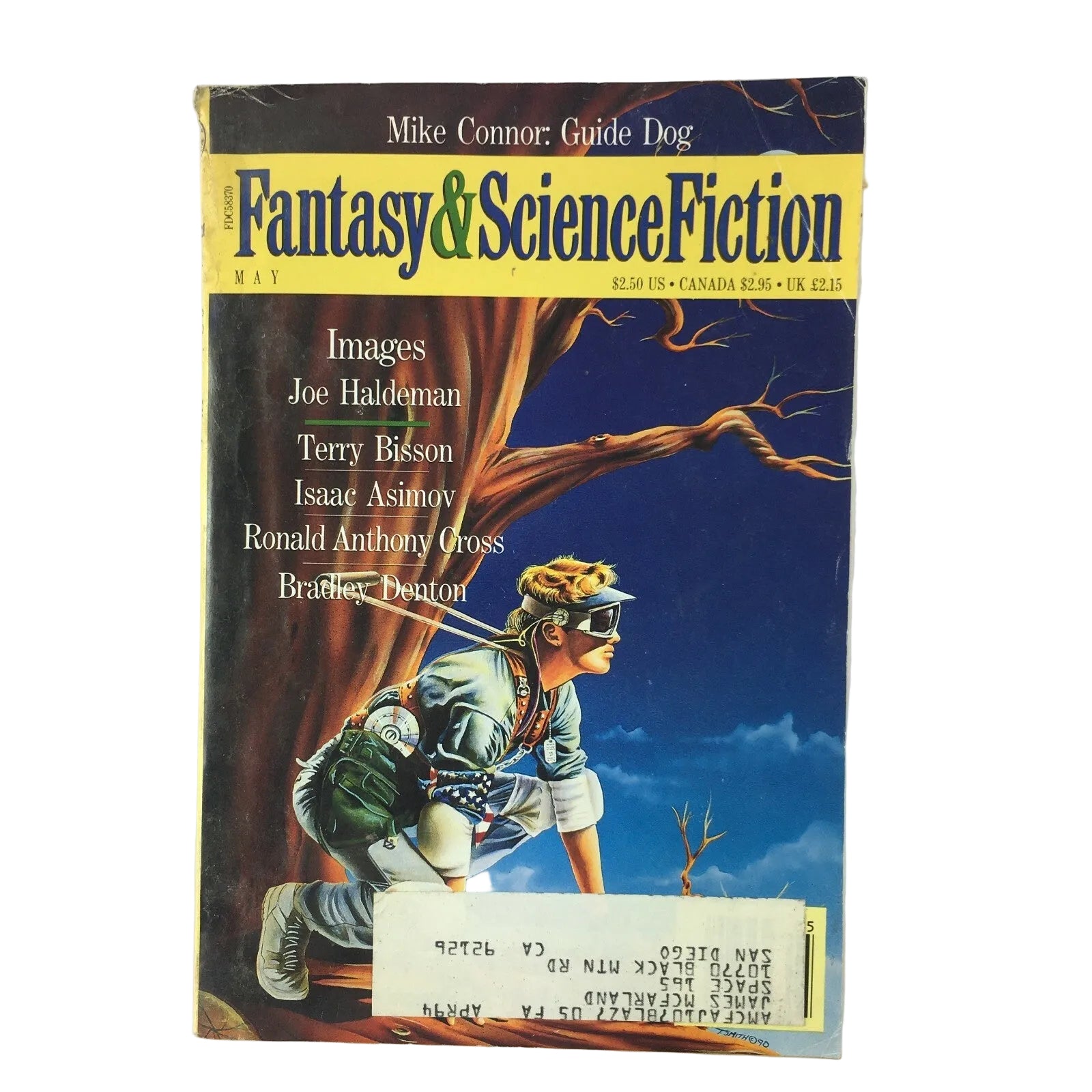May Fantasy&Science Fiction Magazine Image Joe Haldeman Terry Bisson Bradley