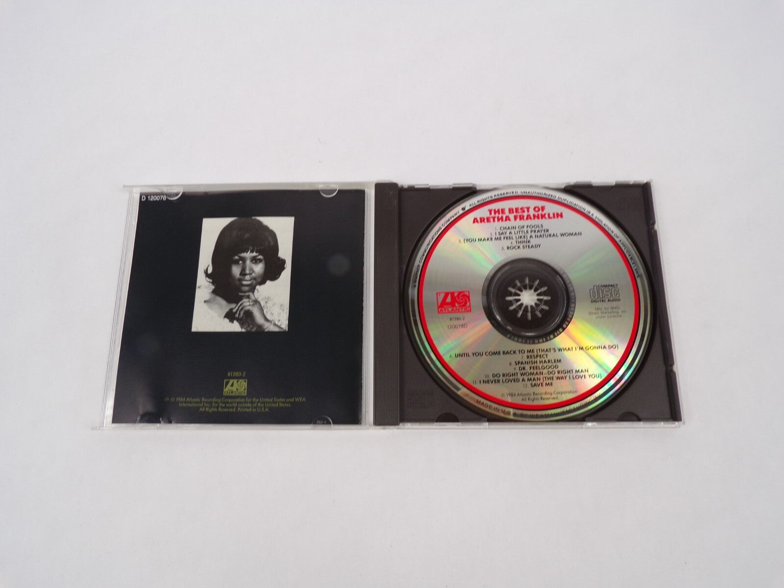 The Best Of Aretha Franklin Chain Of Fools Say A Little Prayer A Natural CD#63