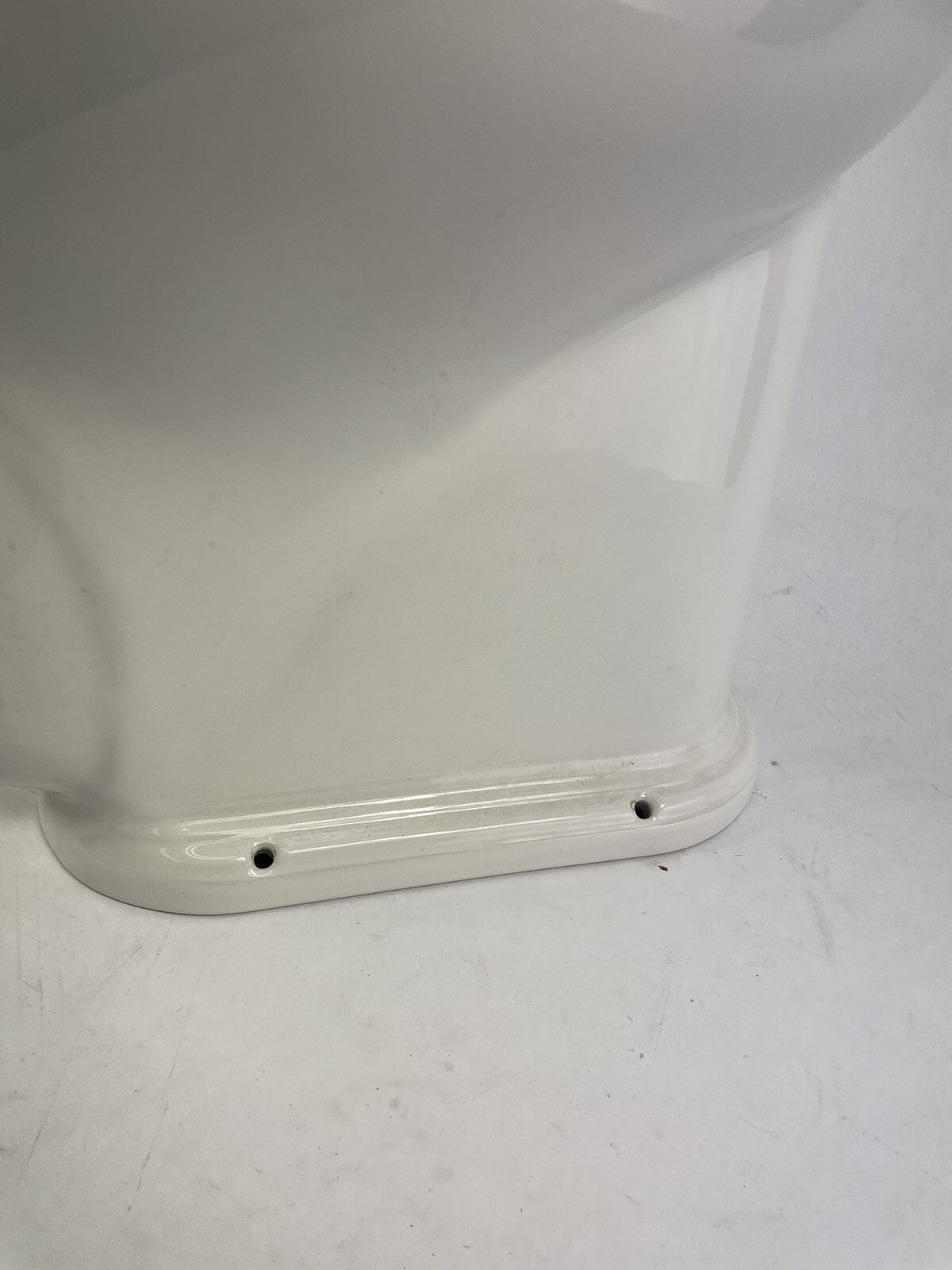 Thomas Crapper high level toilet bowl with seat traditional Victorian bathroom fixture no tank
