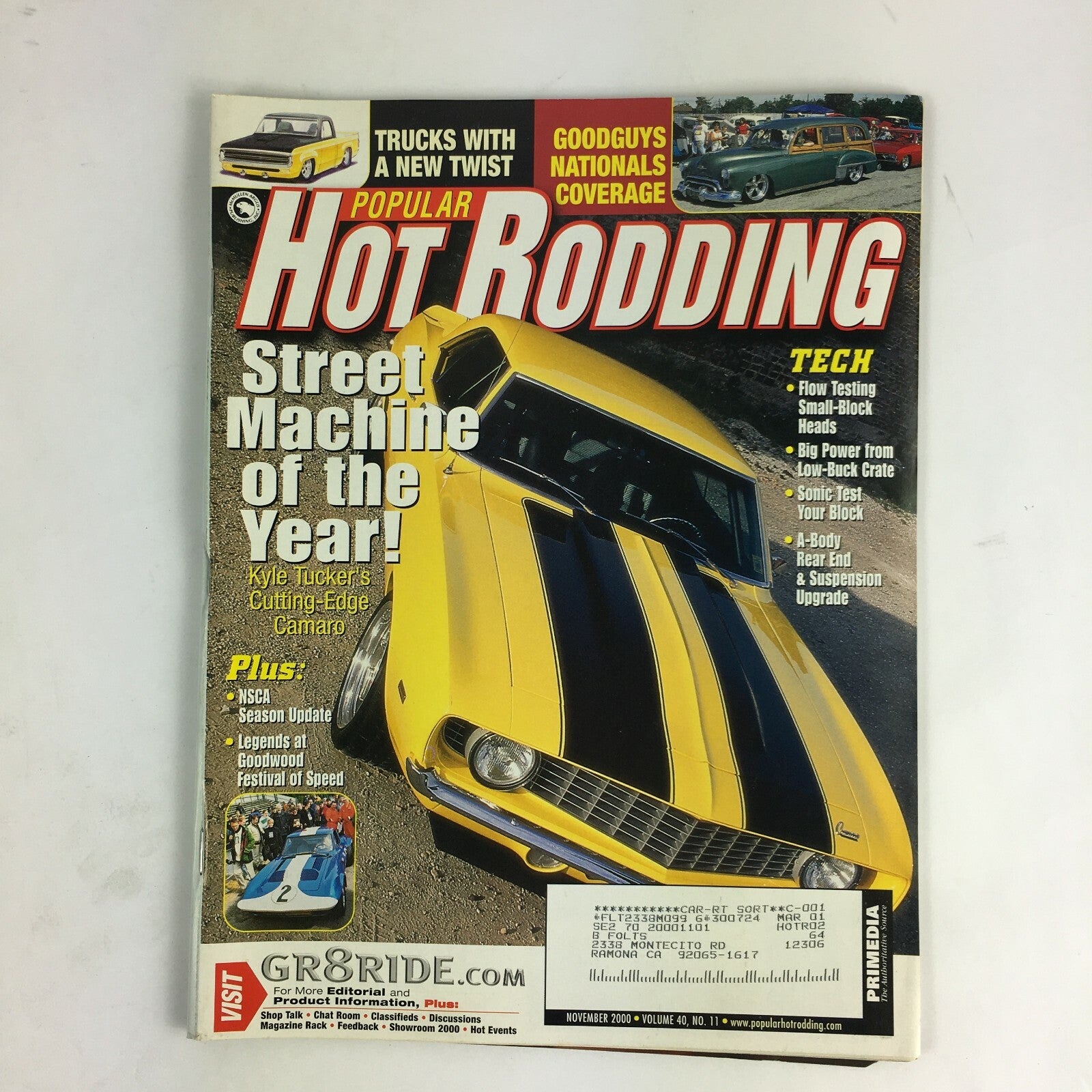November2000 Hot Rodding Magazine Street Machine Of The Year! NSCA Season Update