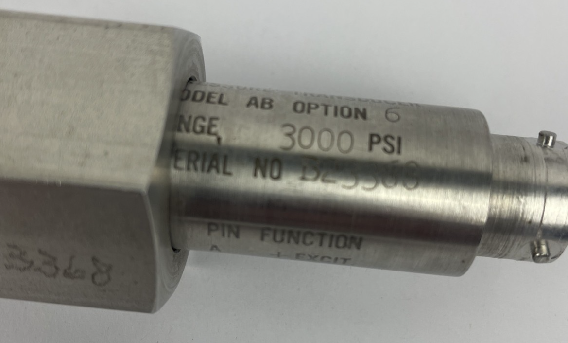OEM Data Instruments Model AB Option 6 3000 PSI pressure transducer