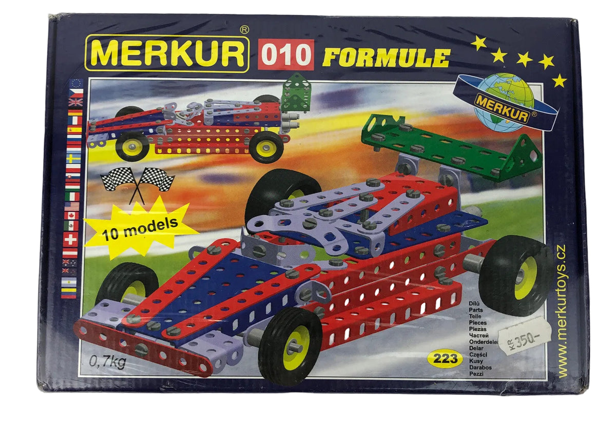 Merkur Toys Train 3D Metal Set 010 Formule 223 pieces 10 models