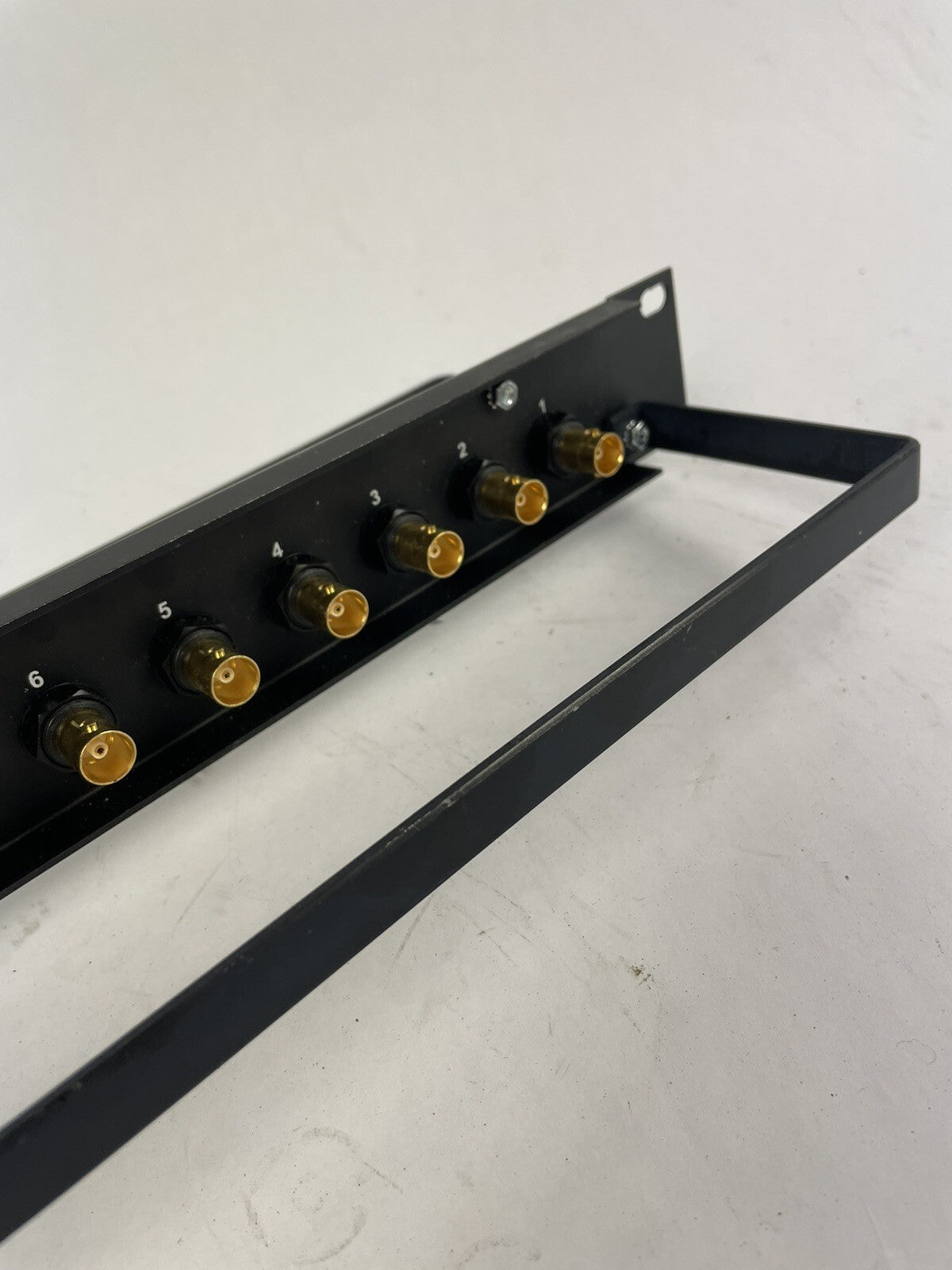 Bittree BH-B124A1B12 12G+ BNC Coaxial Bulkhead Panel 1x24 Jack Configuration 1RU