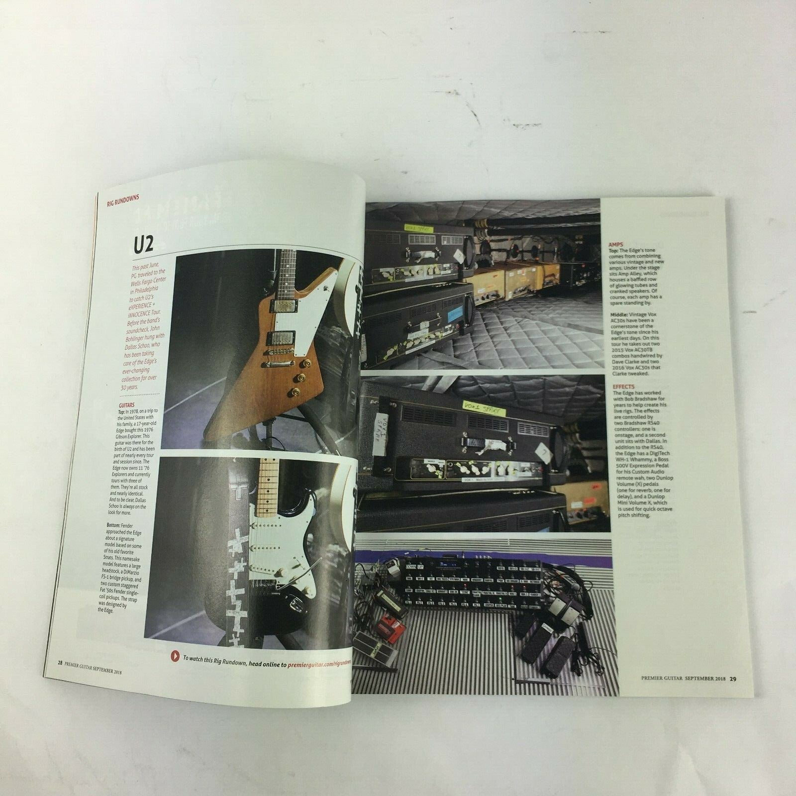 September 2018 Premier Guitar Magazine Johnny Marr's Mancunian Charm Friedman