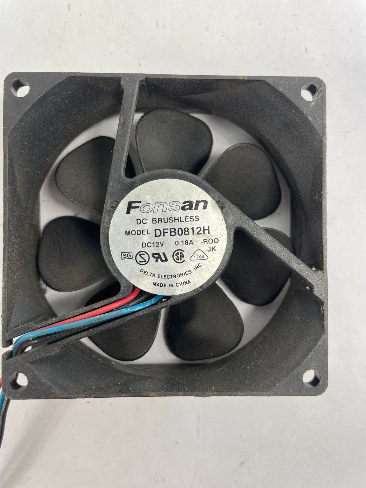 Fonsan DC Brushless DFB0812H Delta Electronics DC12V 2 - Wire CPU Cooling Fan
