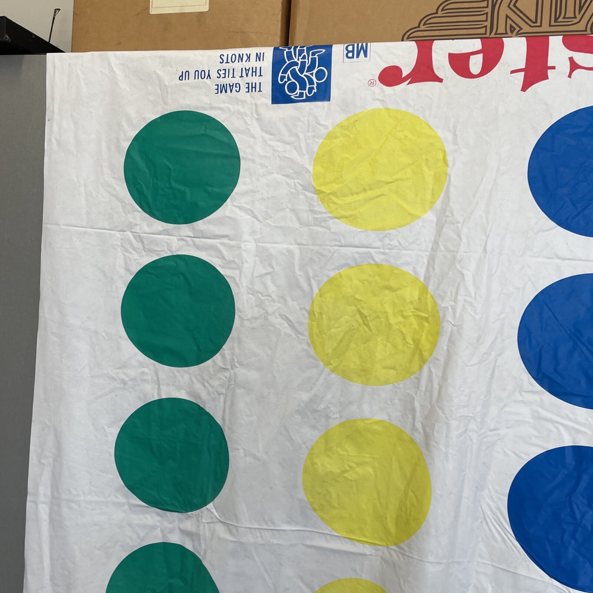 Vintage Twister Milton Bradley 4645 Game USA - 1986 Game that Ties You in Knots