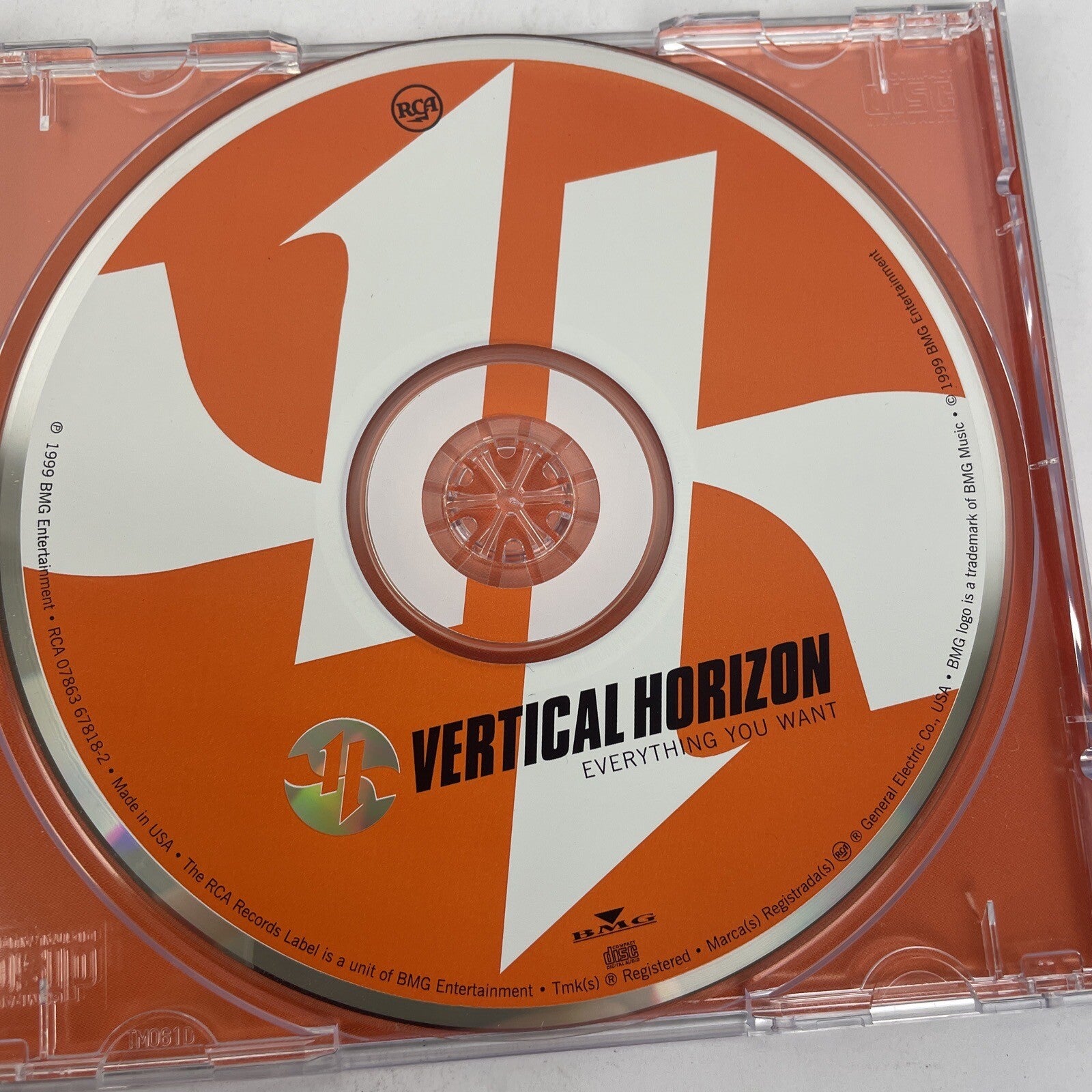 Vertical Horizon - Everything You Want (Digital Audio CD, 2000 BMG Records) UVW