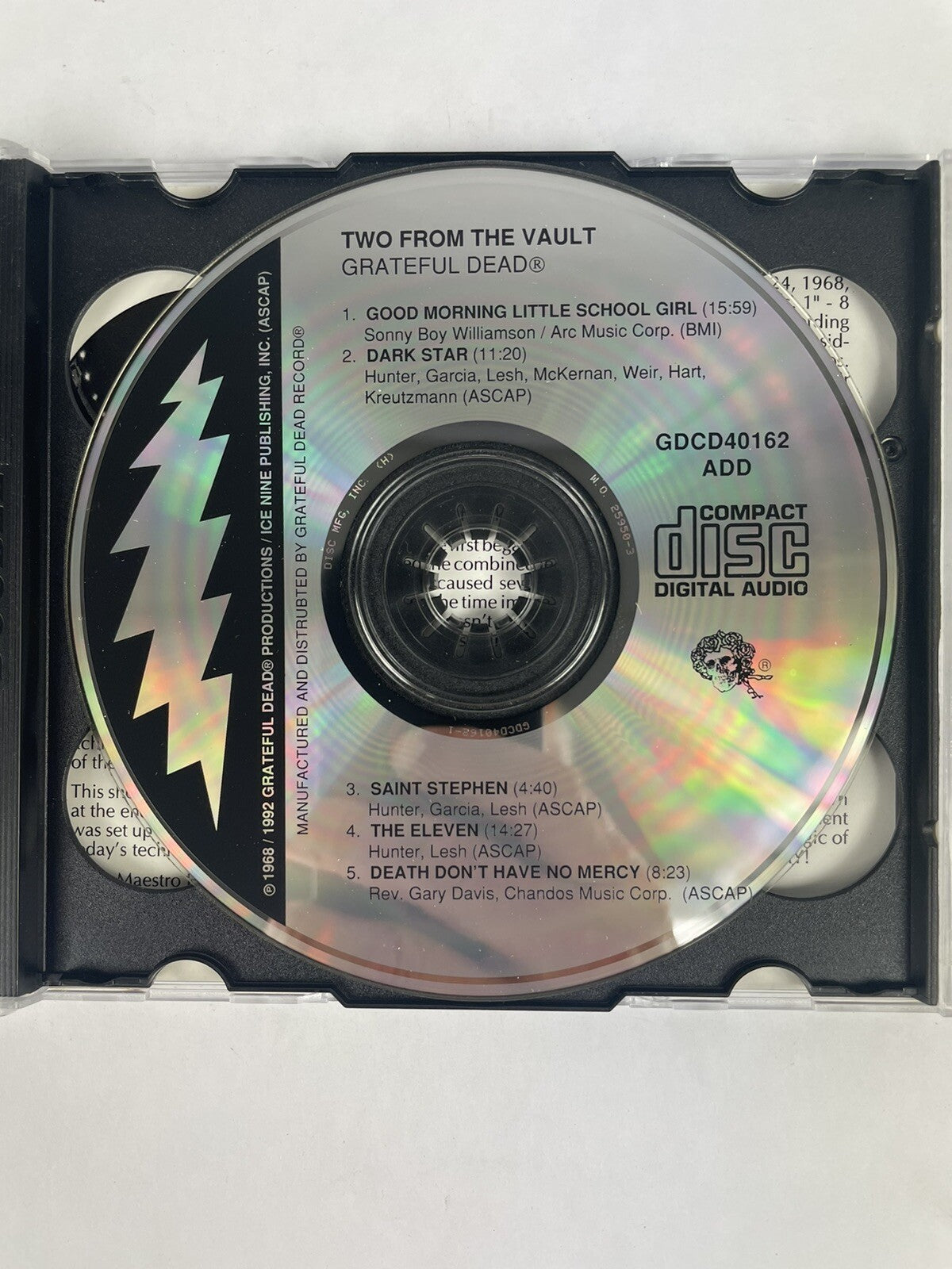GRATEFUL DEAD - Two From The Vault - 2 CD Set Live #15