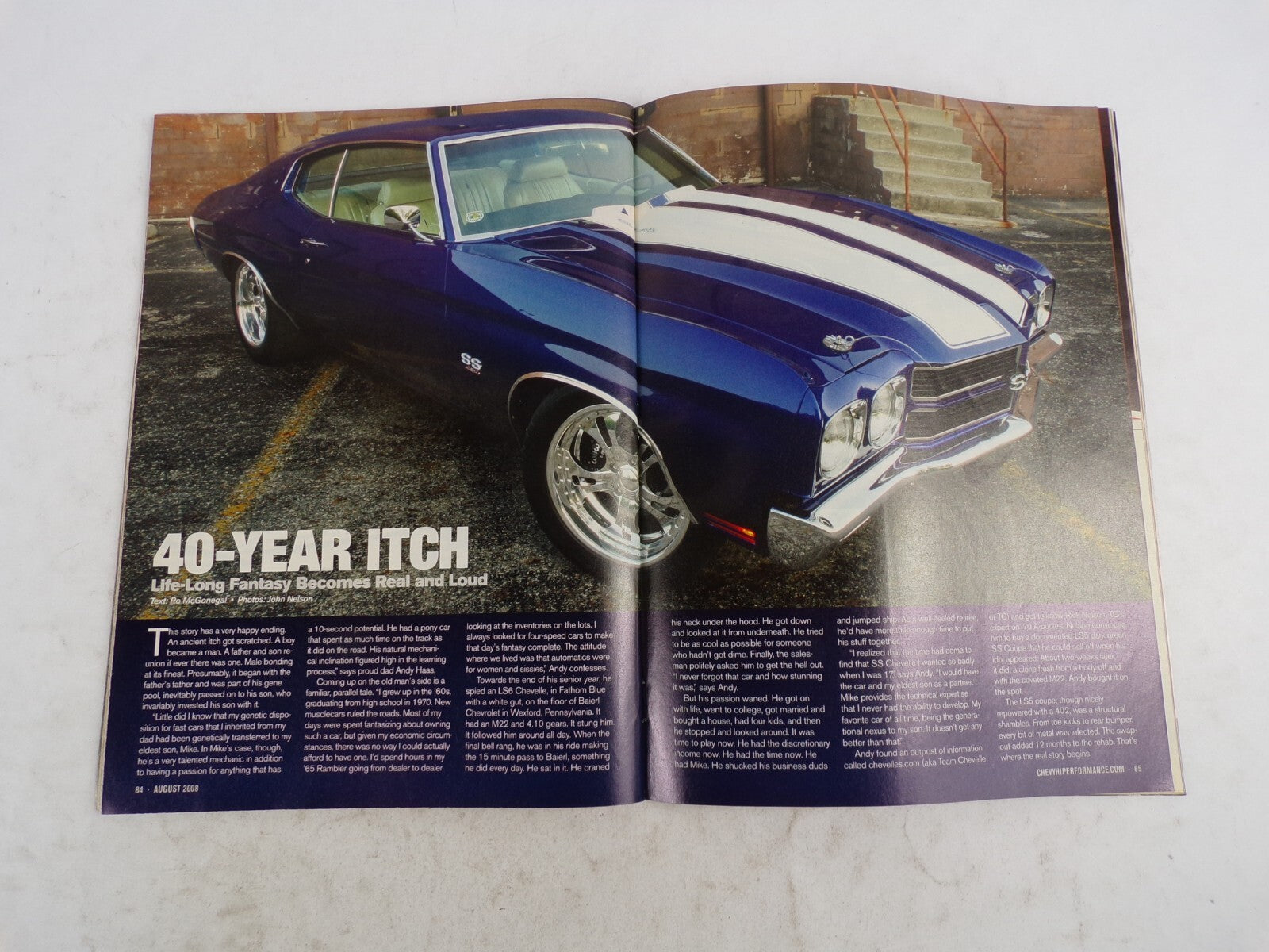 August 2008 Chevy High Performance Small Block Thunder Street Fighter 491hp