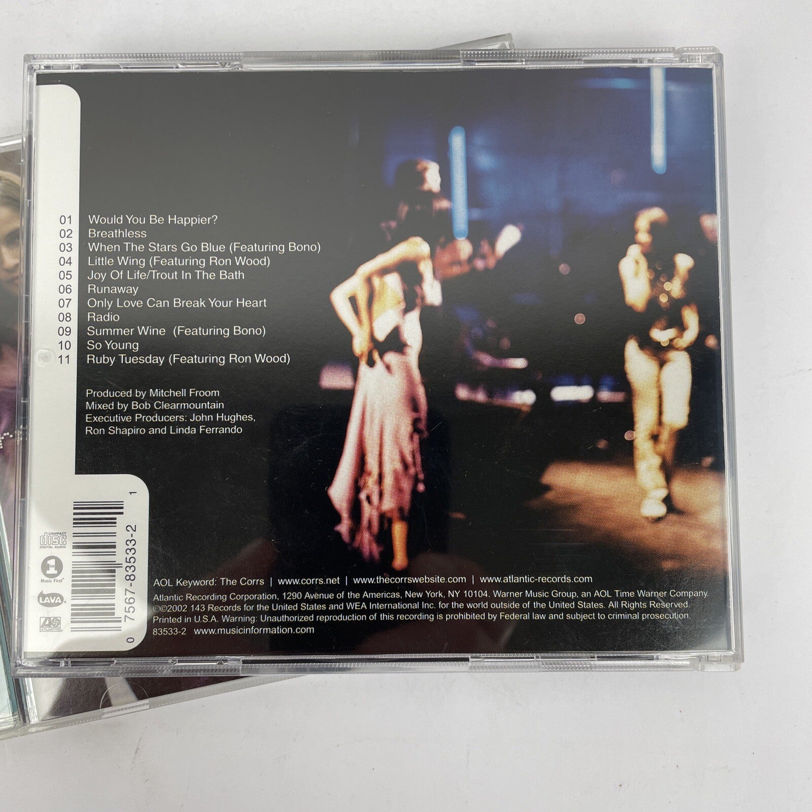 2 x The Corrs Digital audio CD Lot - Live in Dublin * 2002 - In Blue * 2000 CD