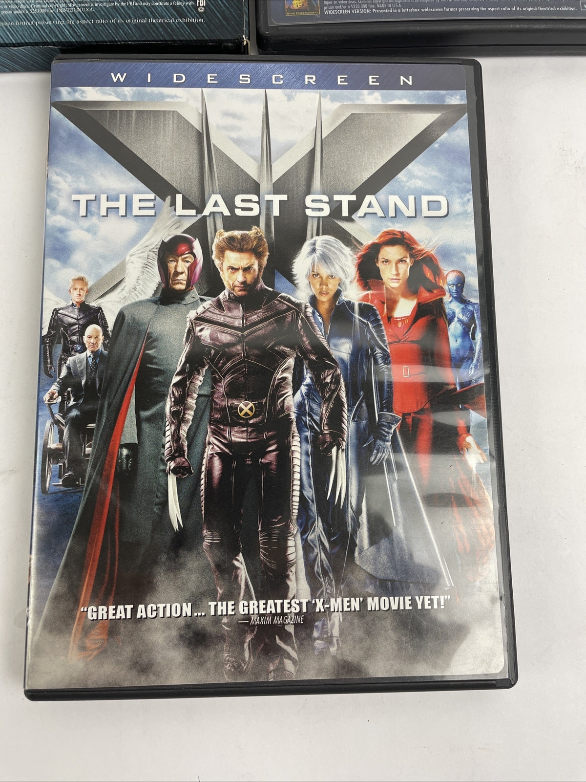 LOT OF 3 x DVD's X-MEN, UNITED, The Last Stand TRILOGY DVD Video DIGITAL SET