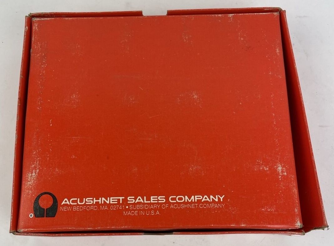 Rare vintage Titleist Acushnet DT golf balls set of 11 with original box numbered collectible golf memorabilia display item