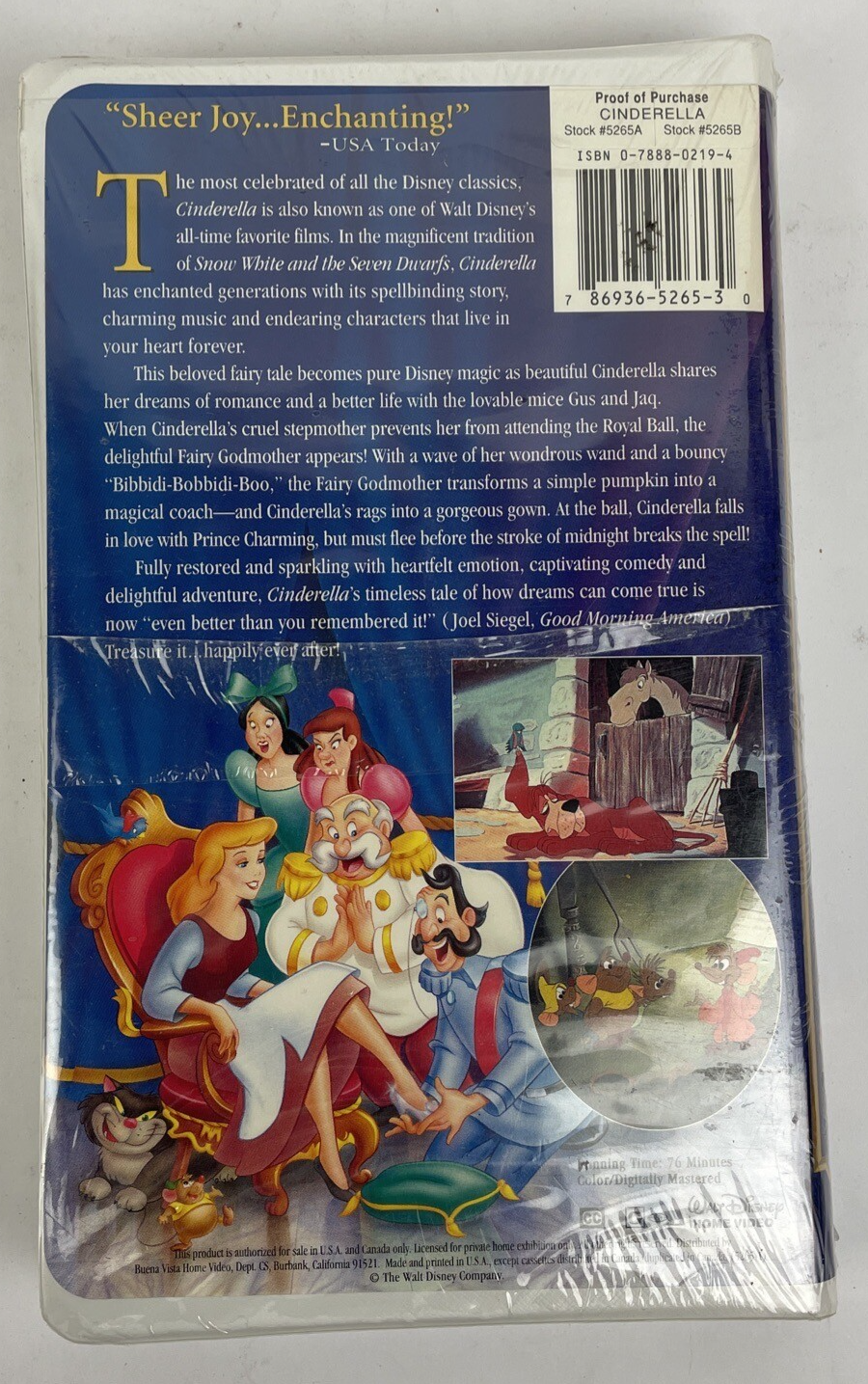 Disney VHS Lot Of 4 x VHS Vintage Peter Pan Cinderella Snow White Alice Wonder