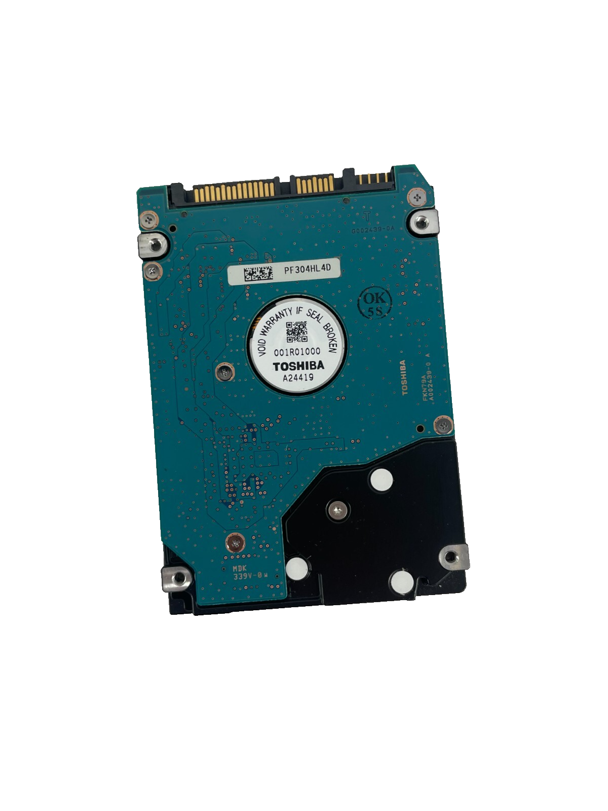 Toshiba Disc Drive Model MK5055GSXF HDD2H71 Internal Hard Drive Cache 8 MB