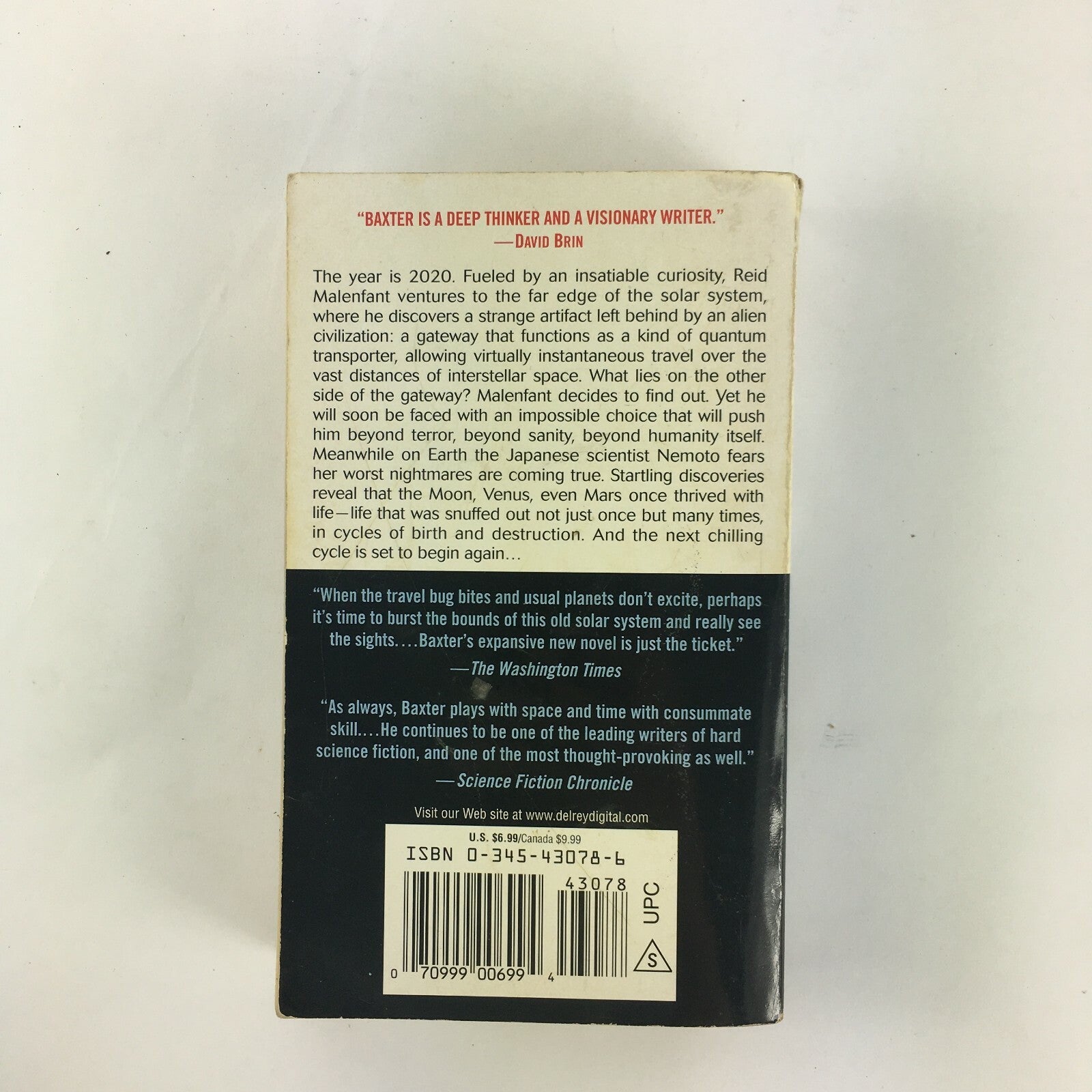 Stephen Baxter Manifold Space Breathtaking in its Originality and Scope
