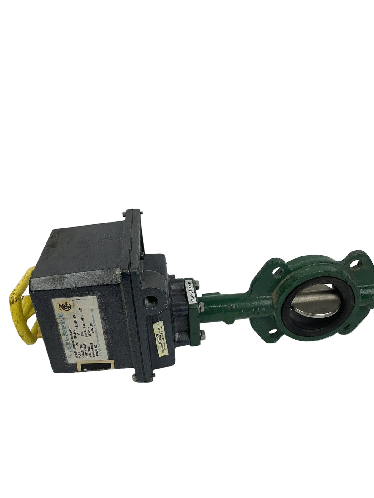 Indelac Controls 400 in-lb electric actuator 115VAC