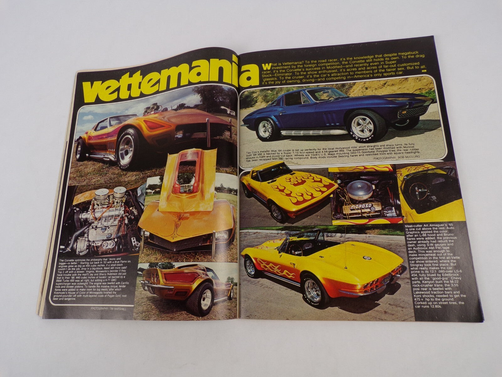 May 1978 Hot Rodding Magazine Vette Mania Giant Vette Section Daytona 500