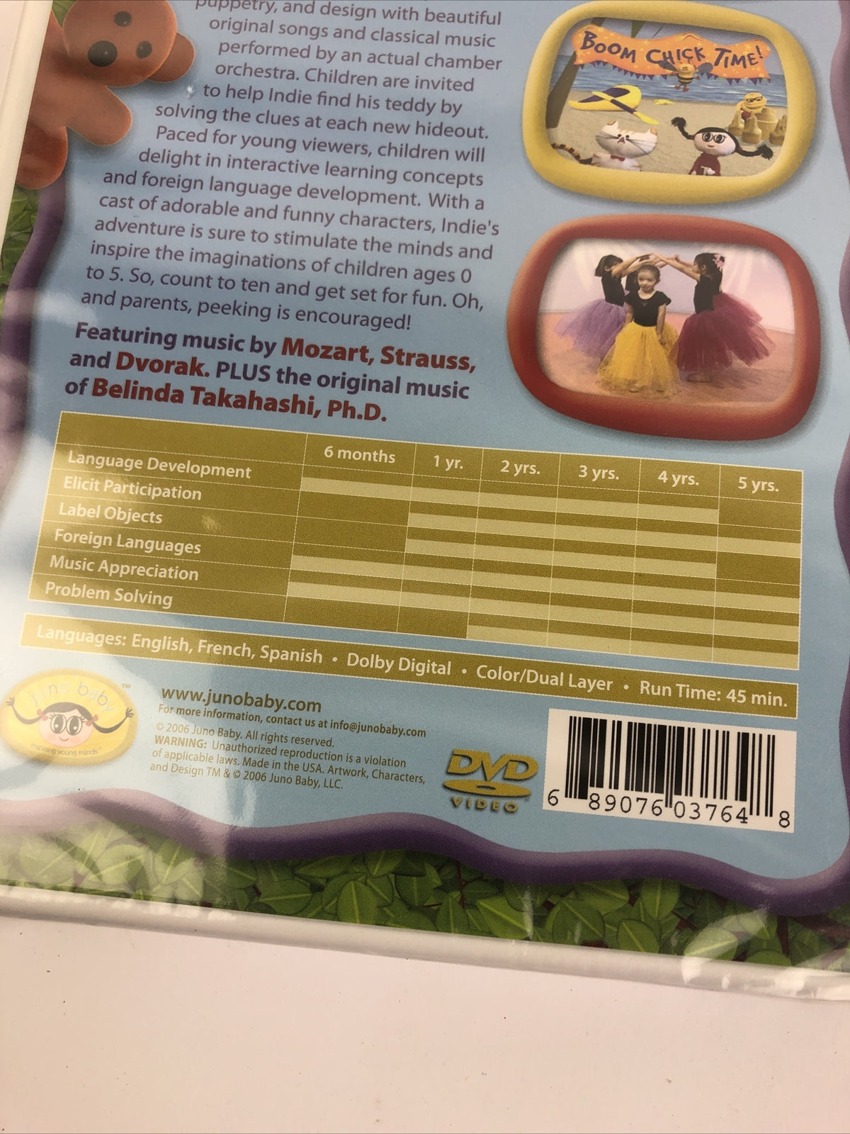 Juno Baby - Indie's Great Teddy Bear Hunt Educational DVD Problem Solving Music