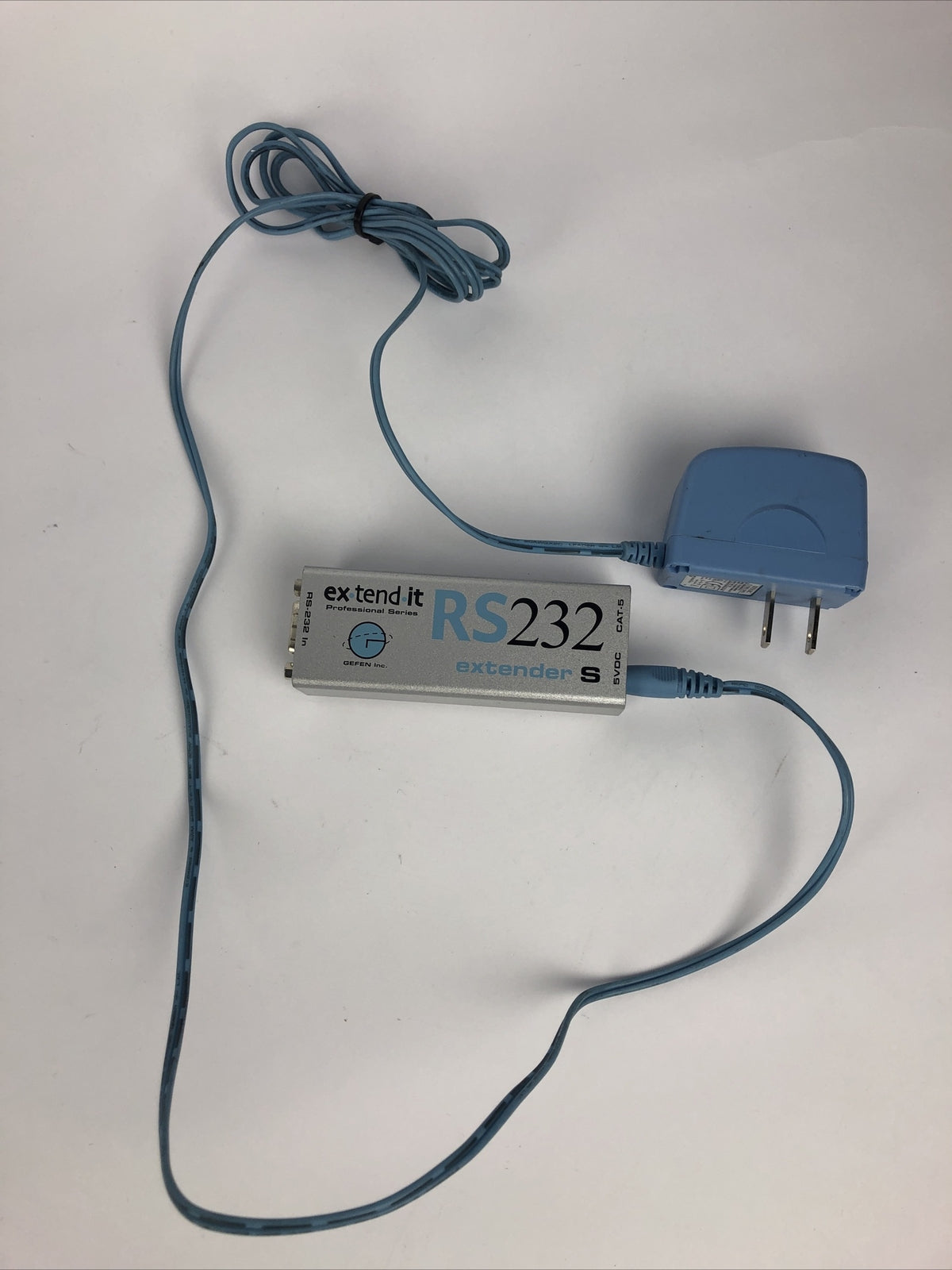 Gefen RS232 Extender - serial port extender EXT-RS232 w OEM Power Adapter