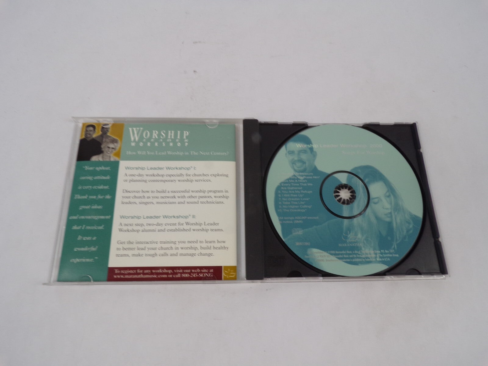 Worship Leader Workshop Songs For Worship You Are My Treasure That's Why CD#69