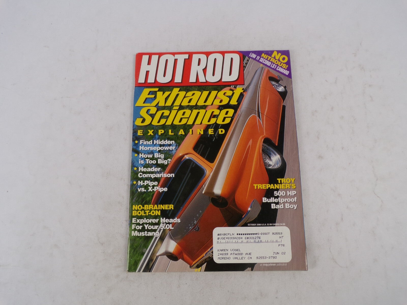 October 2000 Hot Rod Exhaust Science Explained Find Hidden How Big Is Too Big?