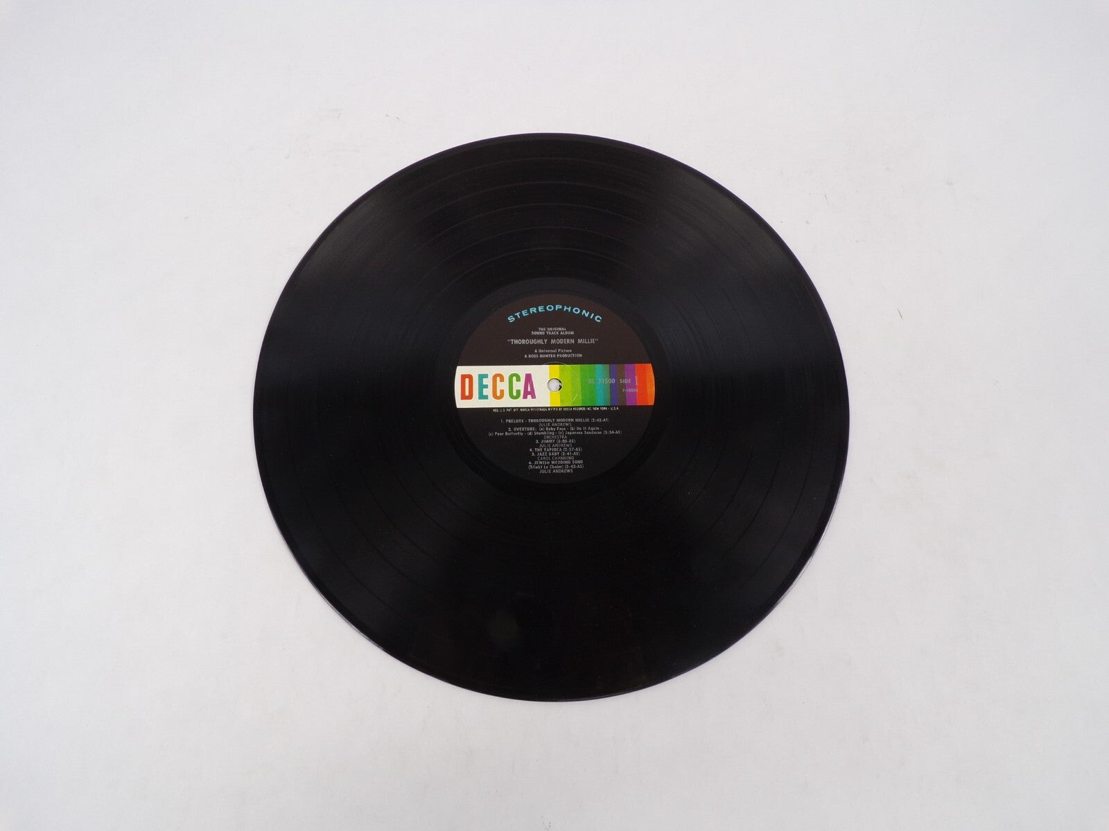 Thoroughly Modern Millie Baby Face Jimmy The Tapioca Jazz Baby Vinyl Record