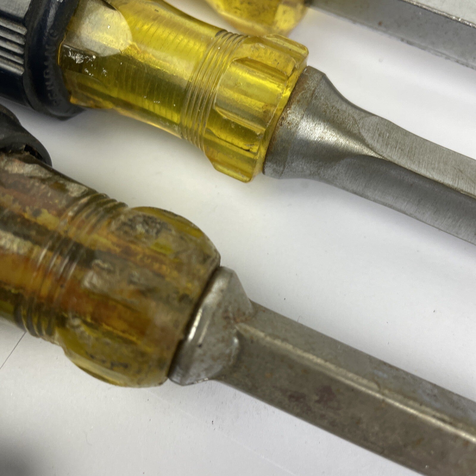 Craftsman Stanley + USA Made Screwdriver Lot of 5 Pieces Slotted Flathead LOOK