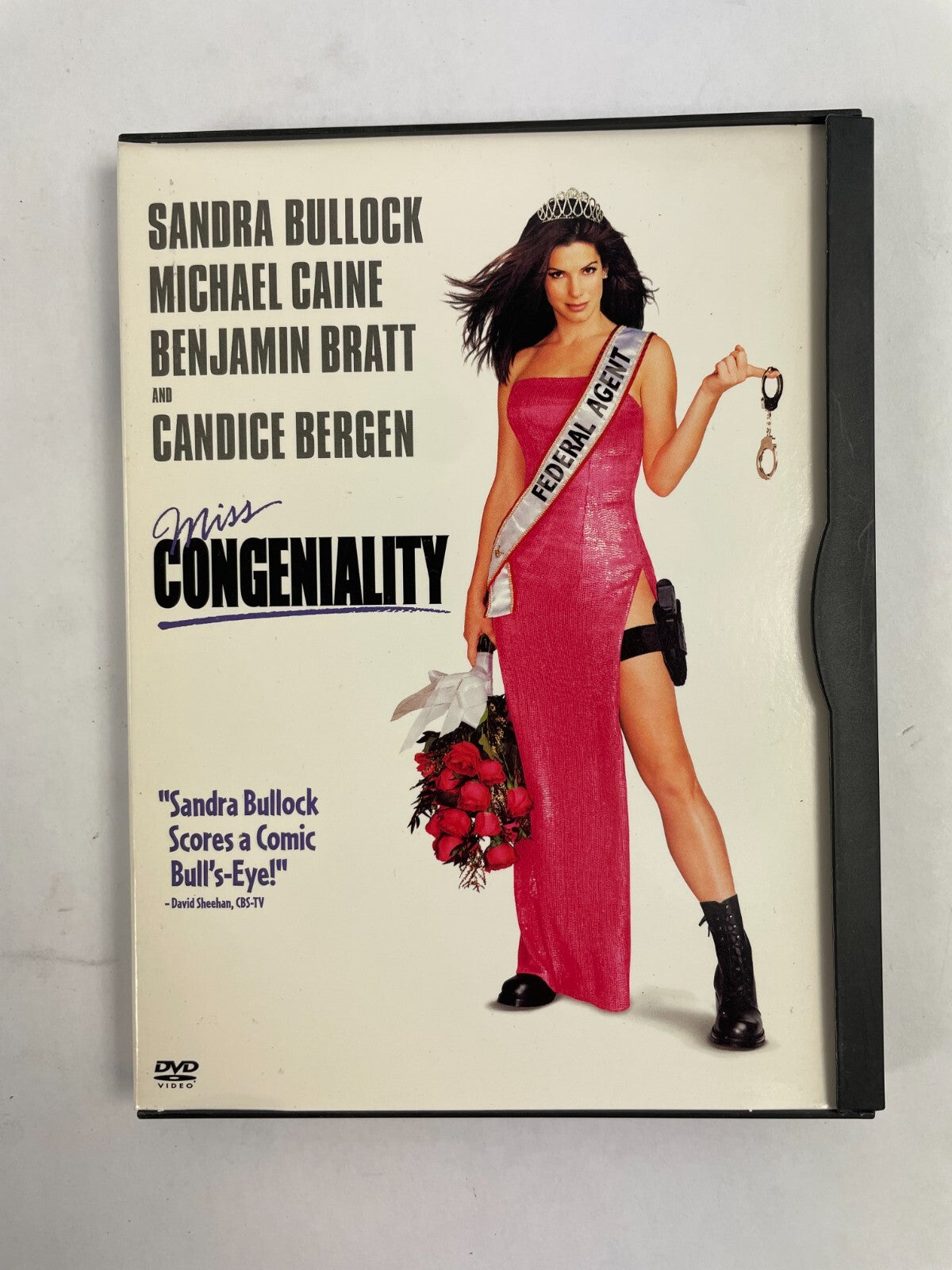 Sandra Bullock MichaelCaine BenjaminBratt Candice Bergen Congeniality DVD Movies
