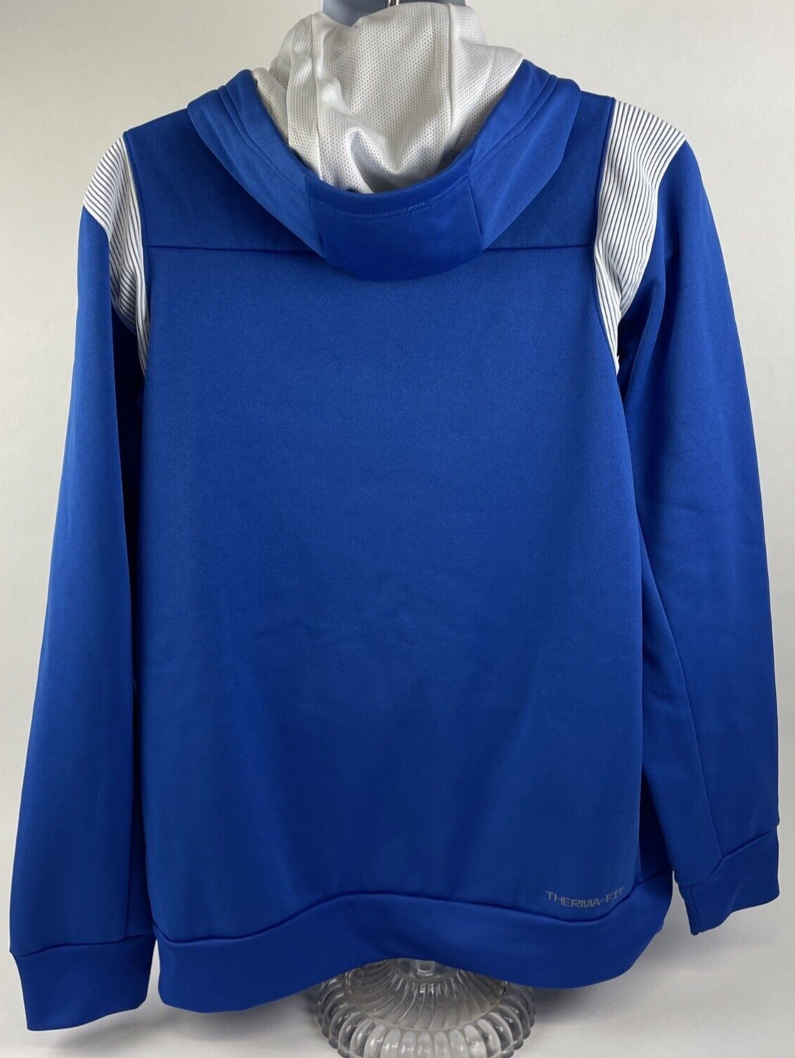 Nike Therma Fit On-Field Hoodie Mens Large Royal Blue White Full Zip TEAM USA